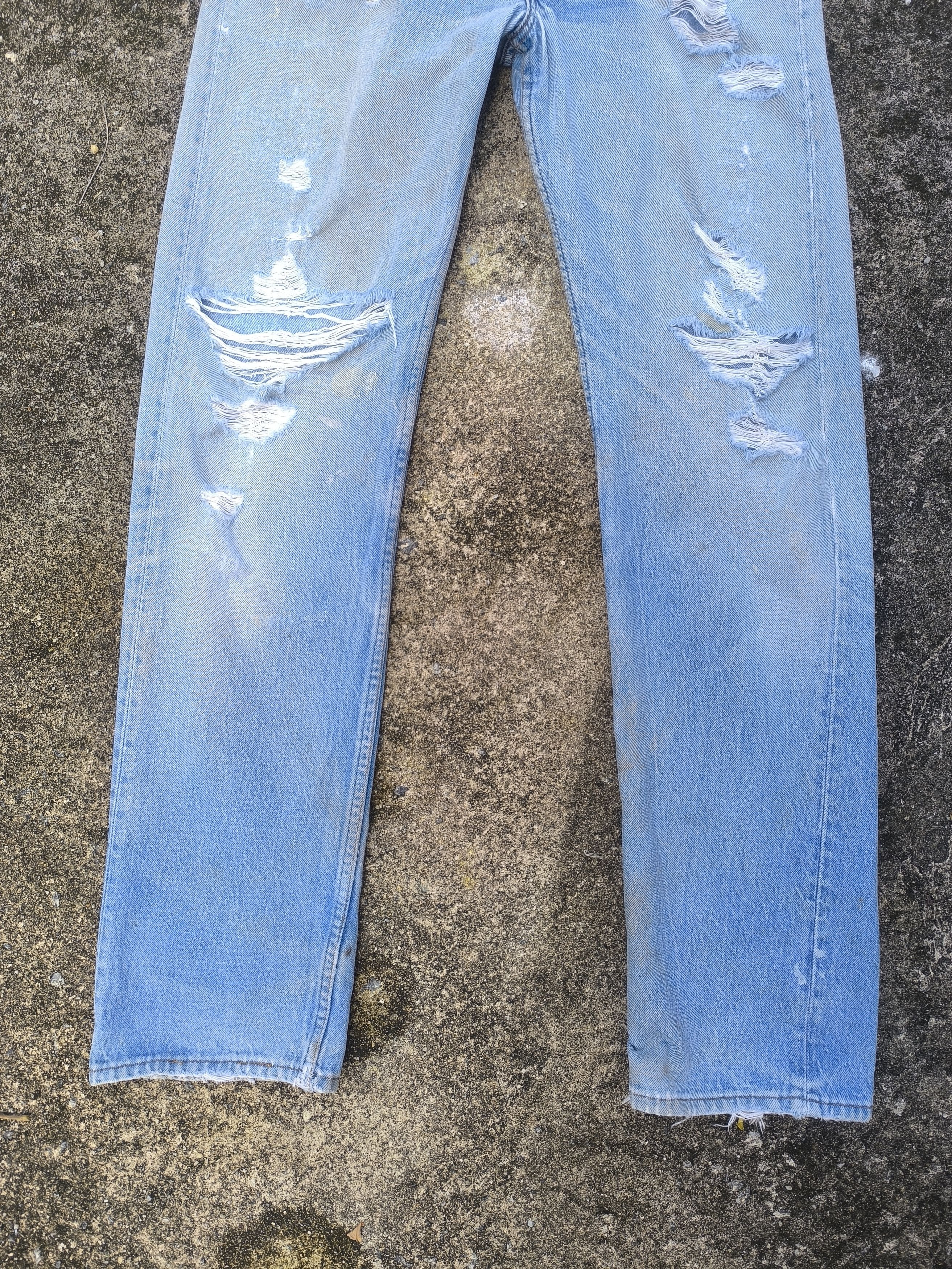 Levi's × Vintage 90s VINTAGE LEVIS 501 made in USA Size US 32 / EU 48 - 3 Thumbnail