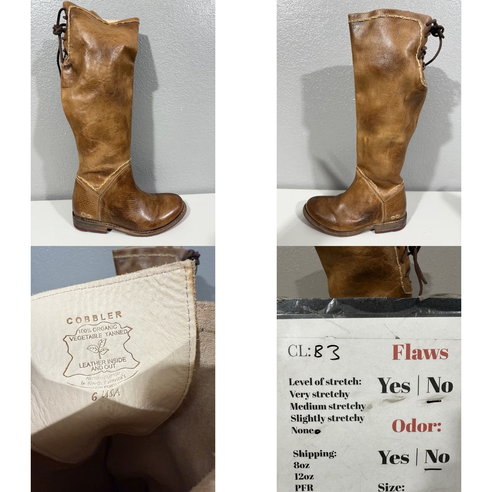 Bed Stu BED STU MANCHESTER S Brown Organic LEATHER RIDING BOOT Cobbler Women's Size 6 Brown Riding Leather Boot Bed Stu Manchester S Western Boho US 6 Womens Size US 6 / IT 36 - 9 Thumbnail