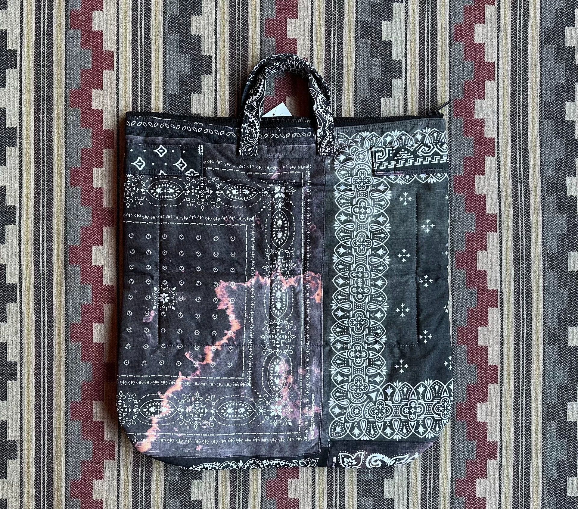 Neighborhood Neighborhood x Porter-Yoshida Black Cashew Print Tote Size ONE SIZE - 2 Thumbnail