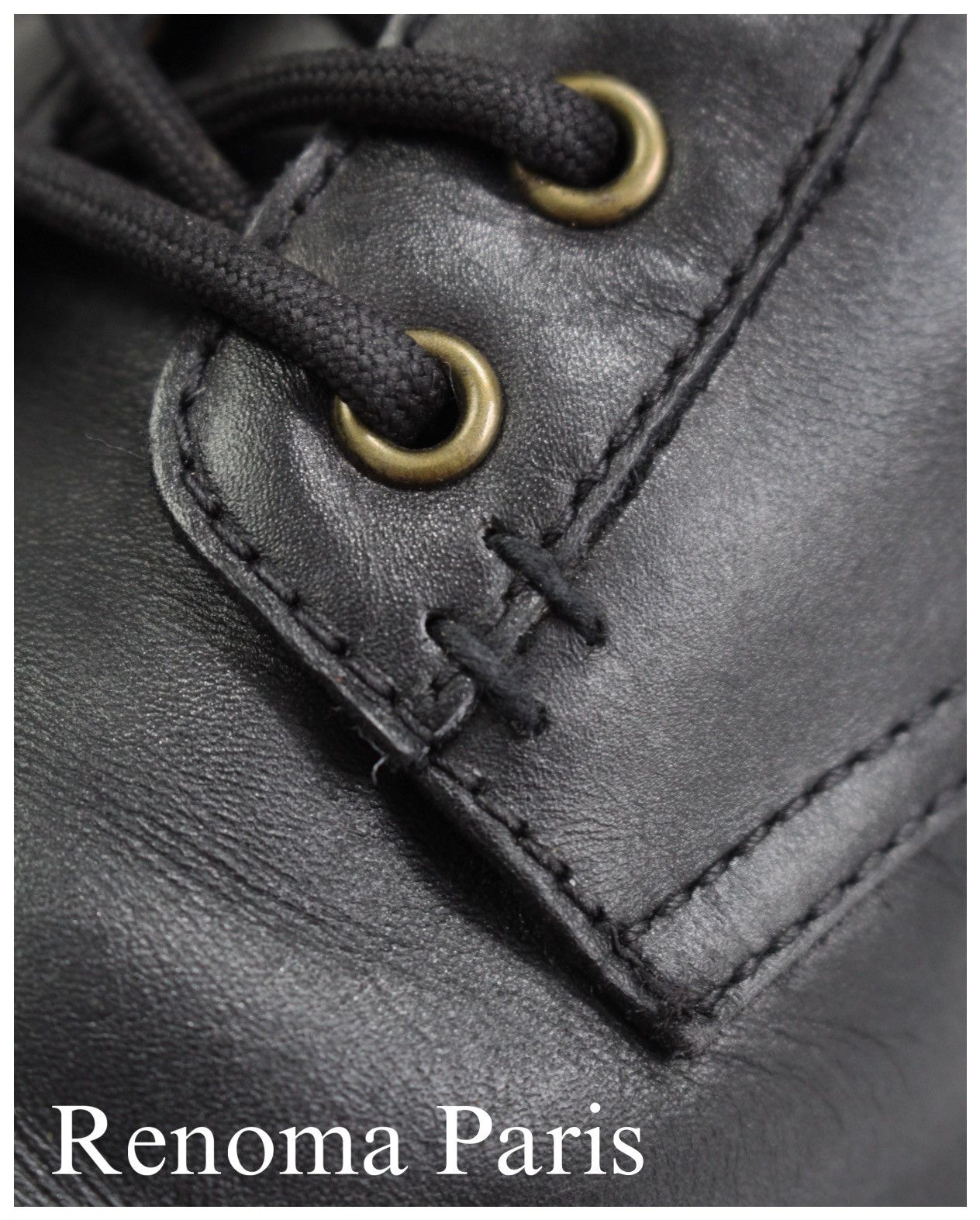 Japanese Brand SS2019 RENOM PARIS LEATHER WORK BOOTS Size US 8 / EU 41 - 14 Thumbnail