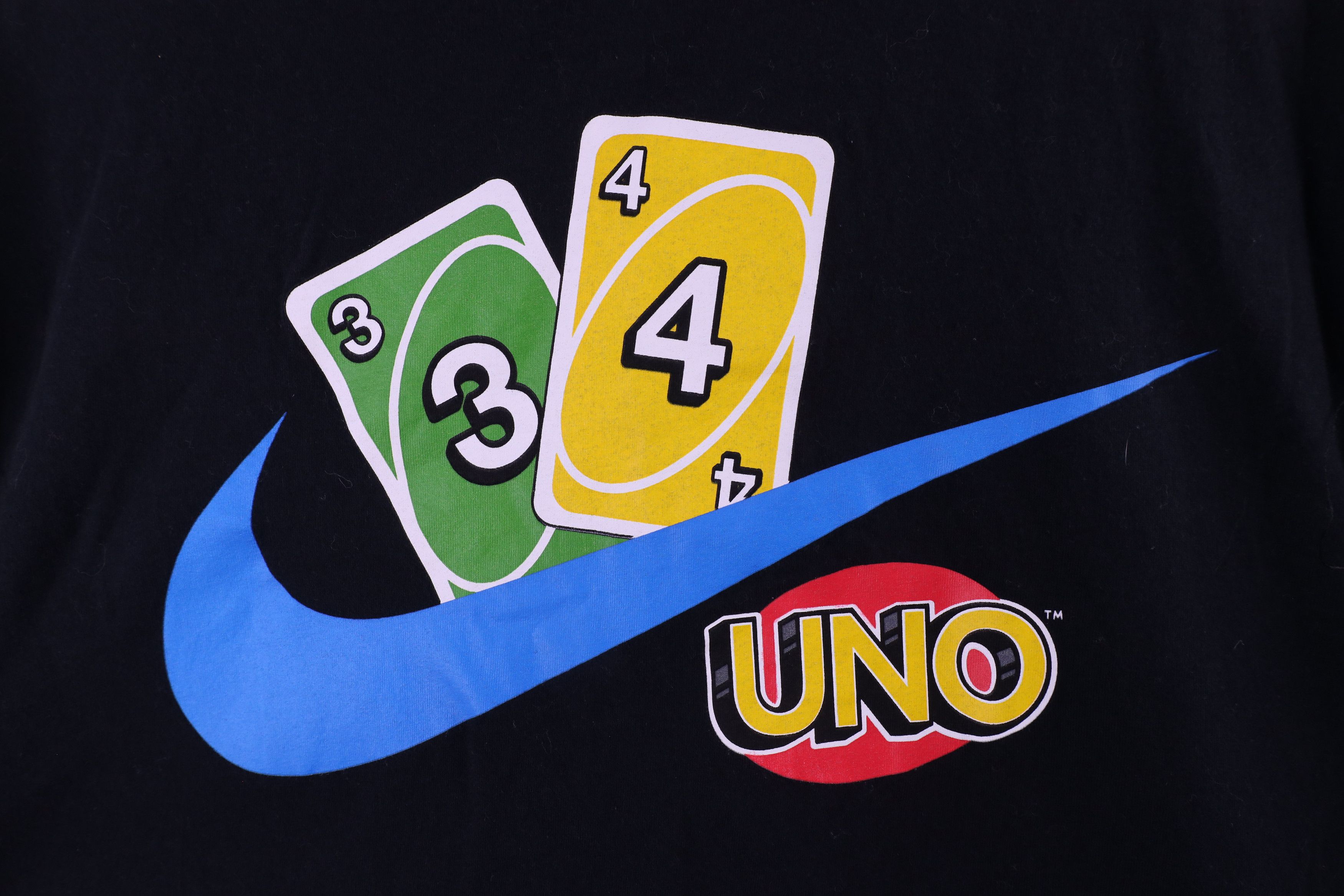 Nike × Vintage Nike Antetokounmpo Uno Card Game Short Sleeve T-Shirt Black Size US XL / EU 56 / 4 - 8 Thumbnail