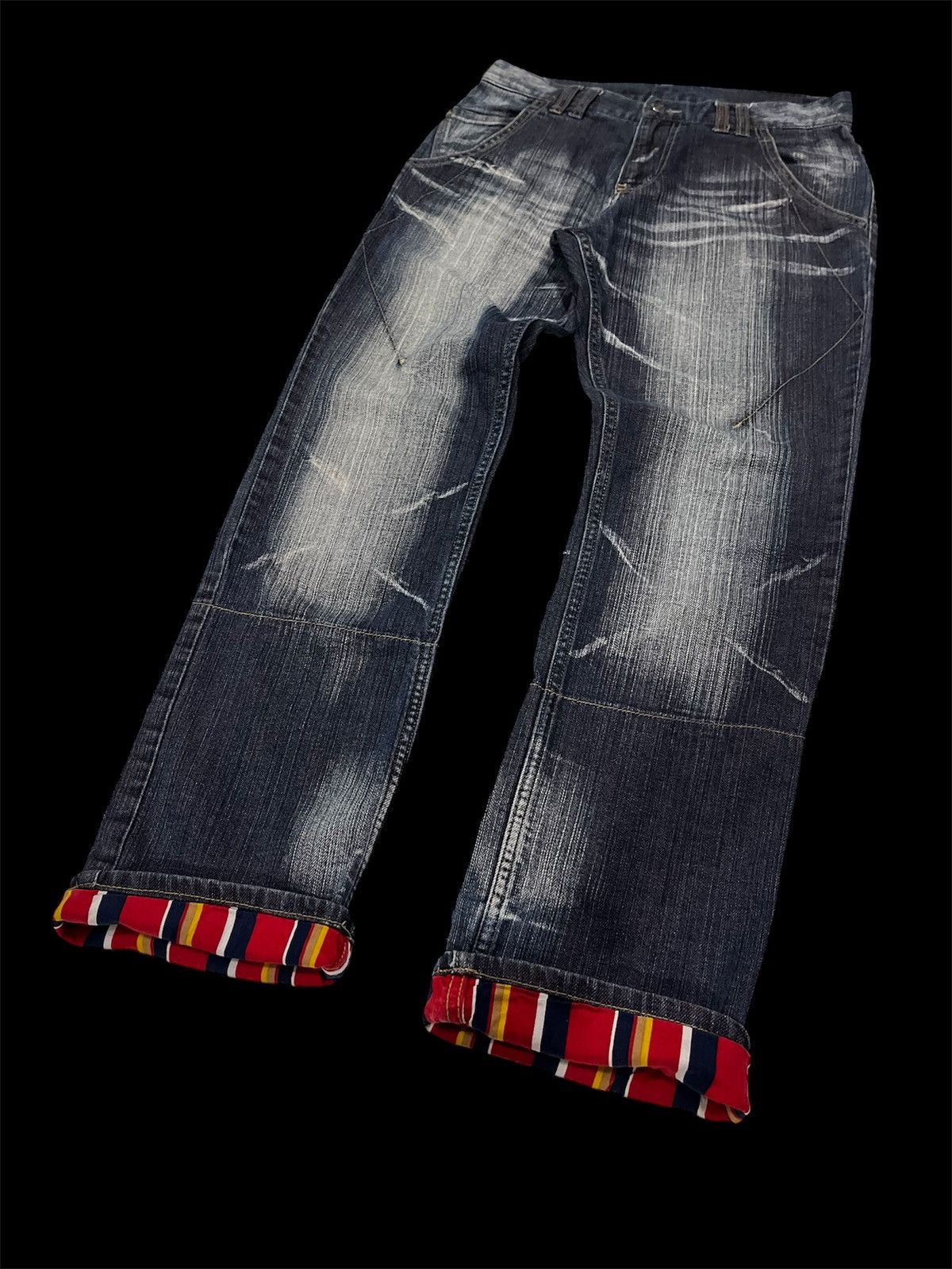 If Six Was Nine × Japanese Brand × PPFM PPFM Double kene super faded style Size US 29 - 2 Thumbnail