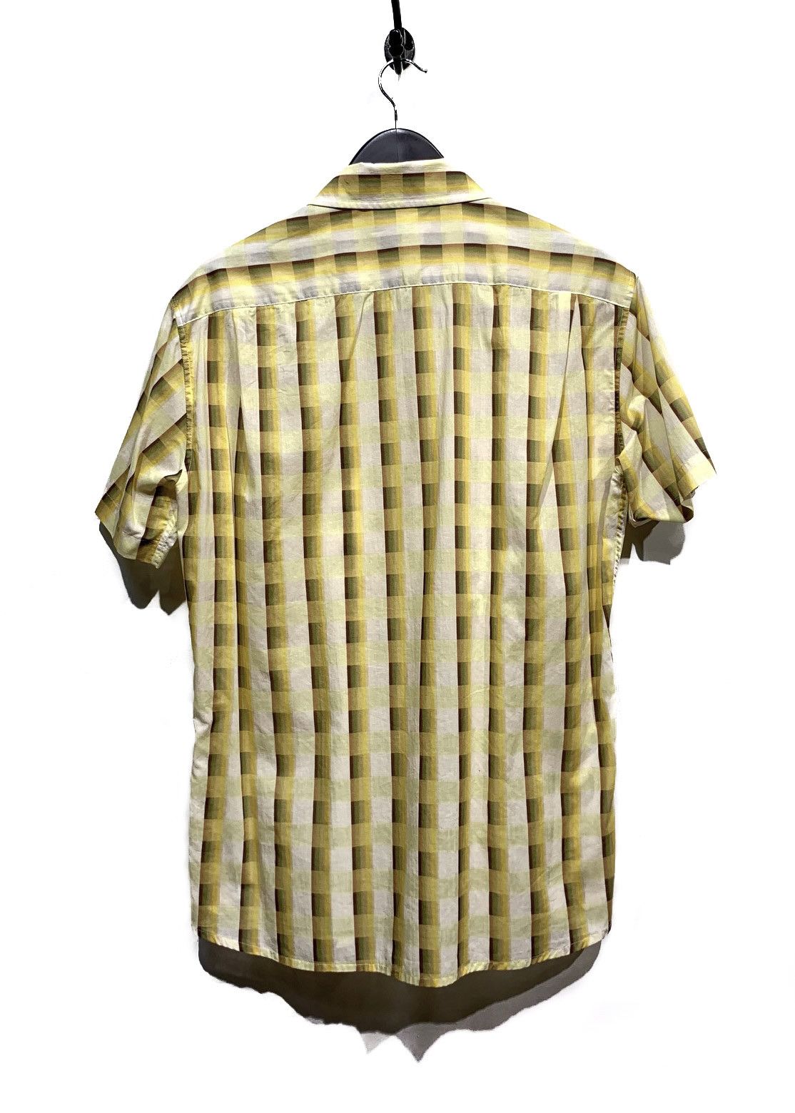 Missoni Missoni Yellow Short Sleeves Pocketed Buttoned Shirt Size US L / EU 52-54 / 3 - 3 Thumbnail