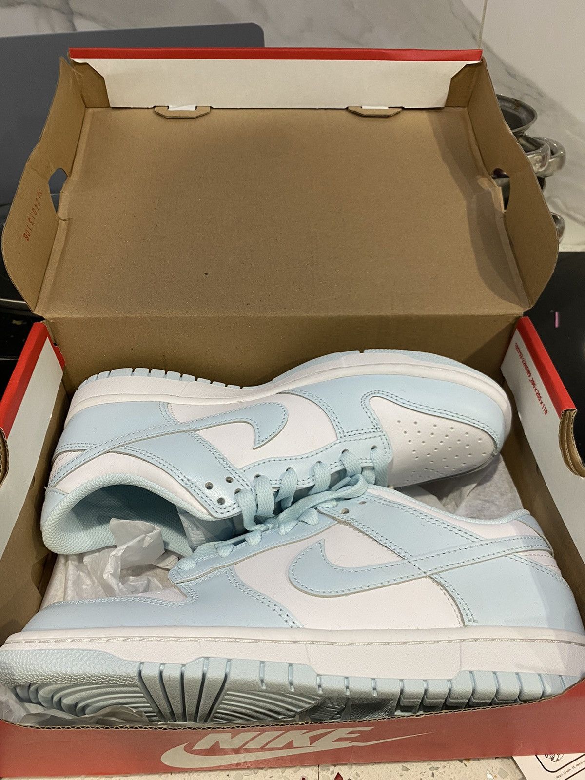 Jordan Brand × Nike Nike Dunk SB Baby Blue VNDS Size US 7 / IT 37 - 1 Thumbnail