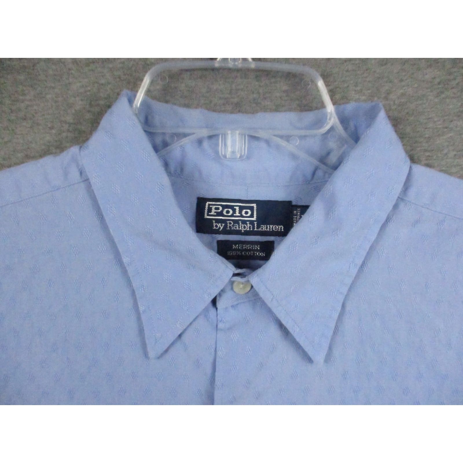Polo Ralph Lauren Polo Ralph Lauren Shirt XL Men Merrin Button-Up Long Sleeve Cotton Blue Size US XL / EU 56 / 4 - 3 Thumbnail