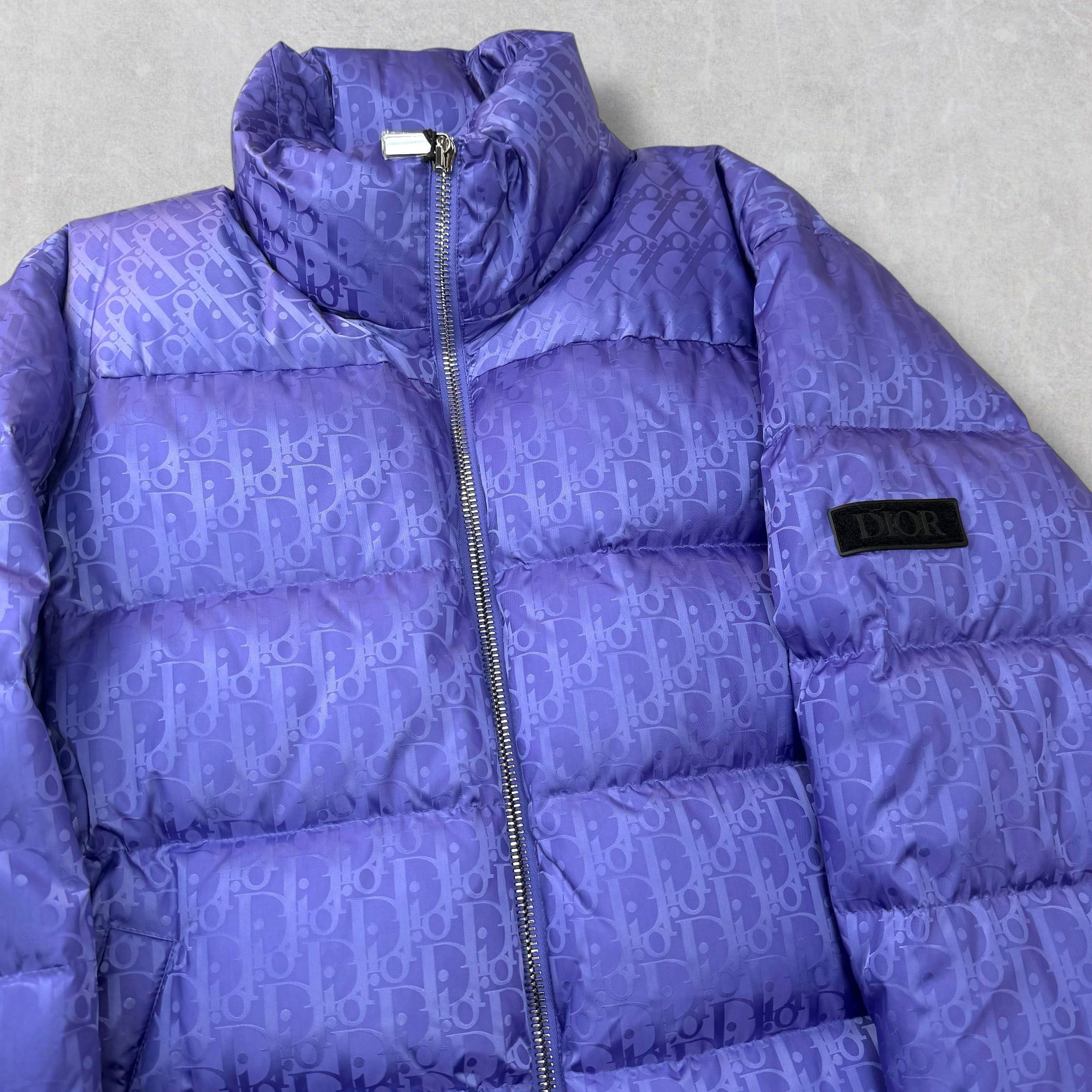 Dior Dior Oblique Purple Down Jacket 52 (L) Size US L / EU 52-54 / 3 - 4 Thumbnail