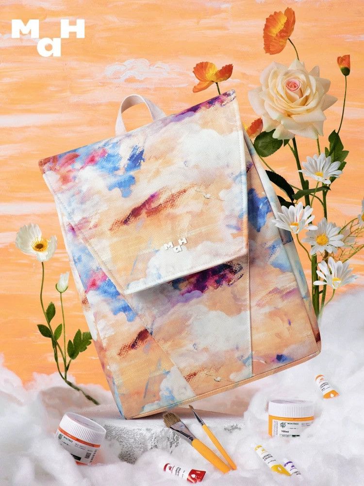 Other Graffiti Oil-Painting Print Backpack Size ONE SIZE - 12 Thumbnail