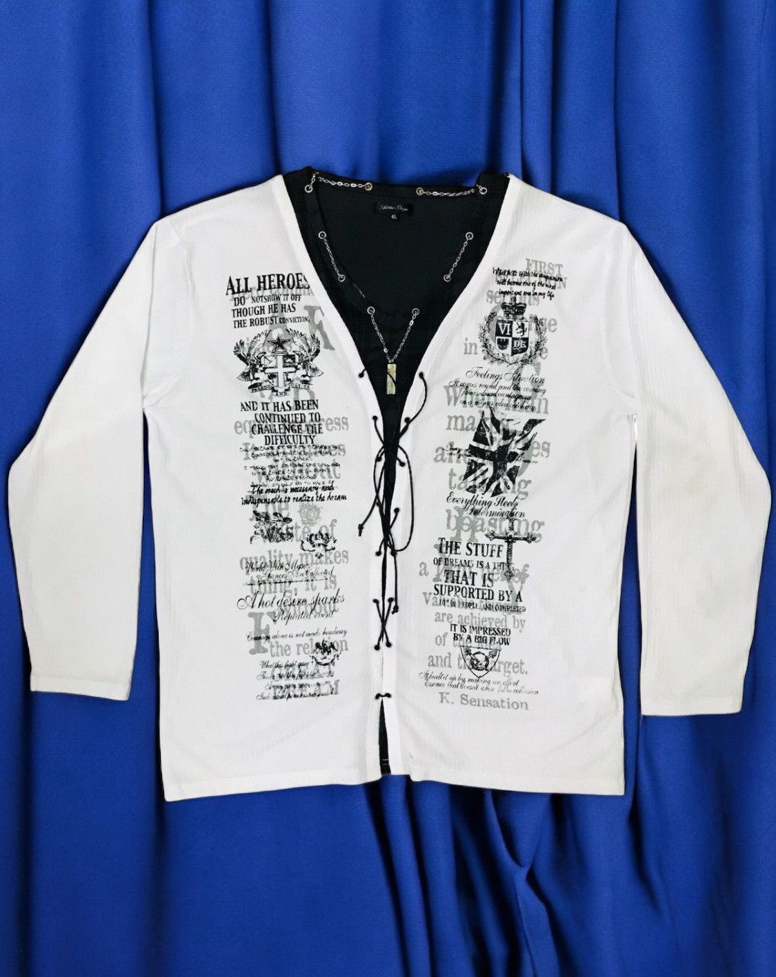If Six Was Nine × Japanese Brand Poem Retro Punk Fashion Seditionaries Thrash Necklaces Size US XL / EU 56 / 4 - 1 Thumbnail
