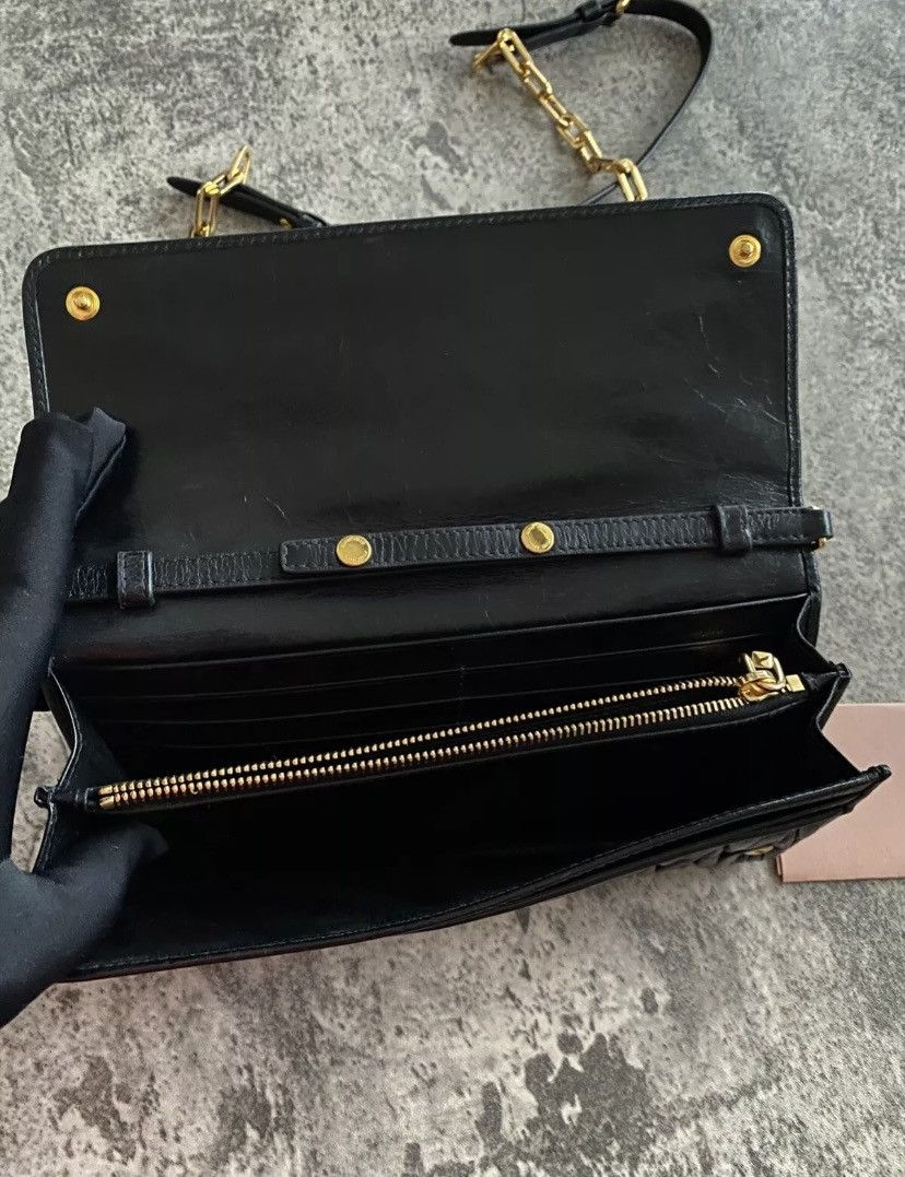 Miu Miu Matelasse wallet on chain Size ONE SIZE - 15 Thumbnail