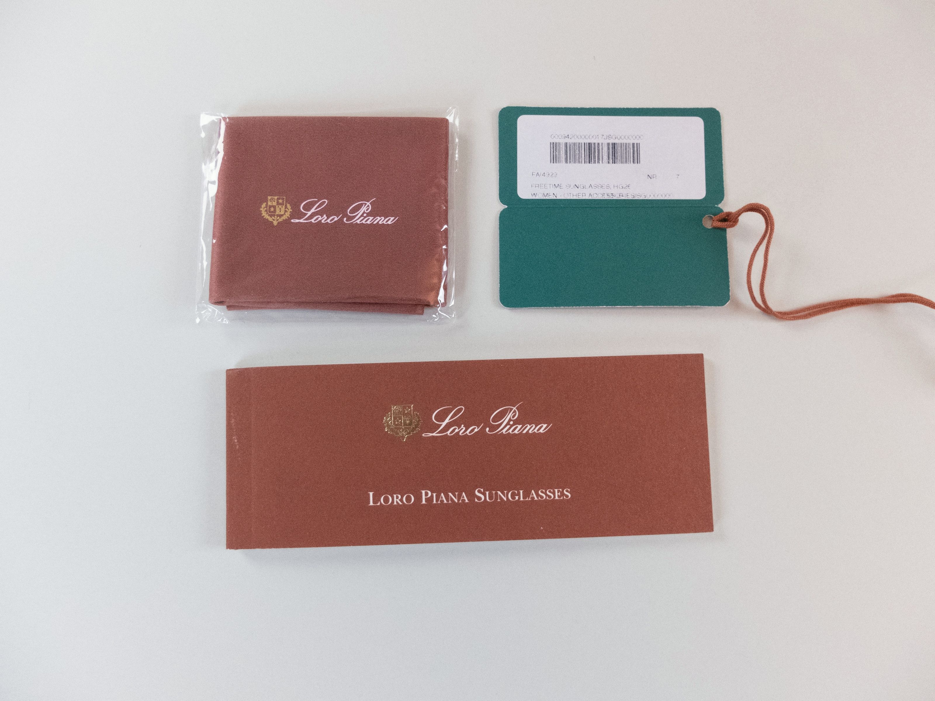 Loro Piana LORO PIANA Freetime brown acetate oval N.P.E.L.P. sunglasses Size ONE SIZE - 6 Thumbnail