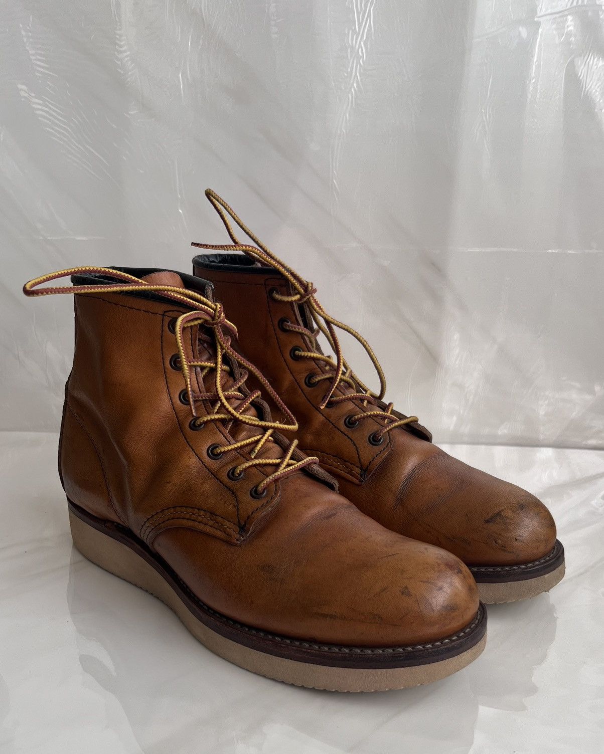 Red Wing RED WING 9070 Black Round Toe Leather Boots (US 8D) | Grailed