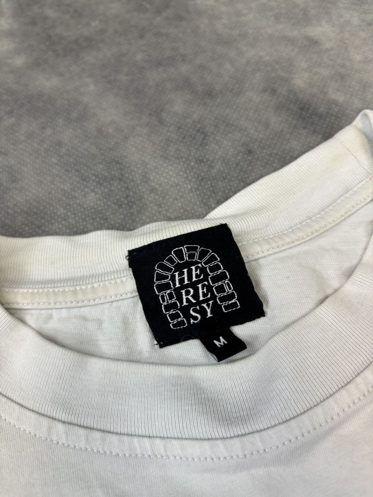HERESY × Japanese Brand Heresy graphic t shirt old money distressed affliction art Size US M / EU 48-50 / 2 - 4 Thumbnail
