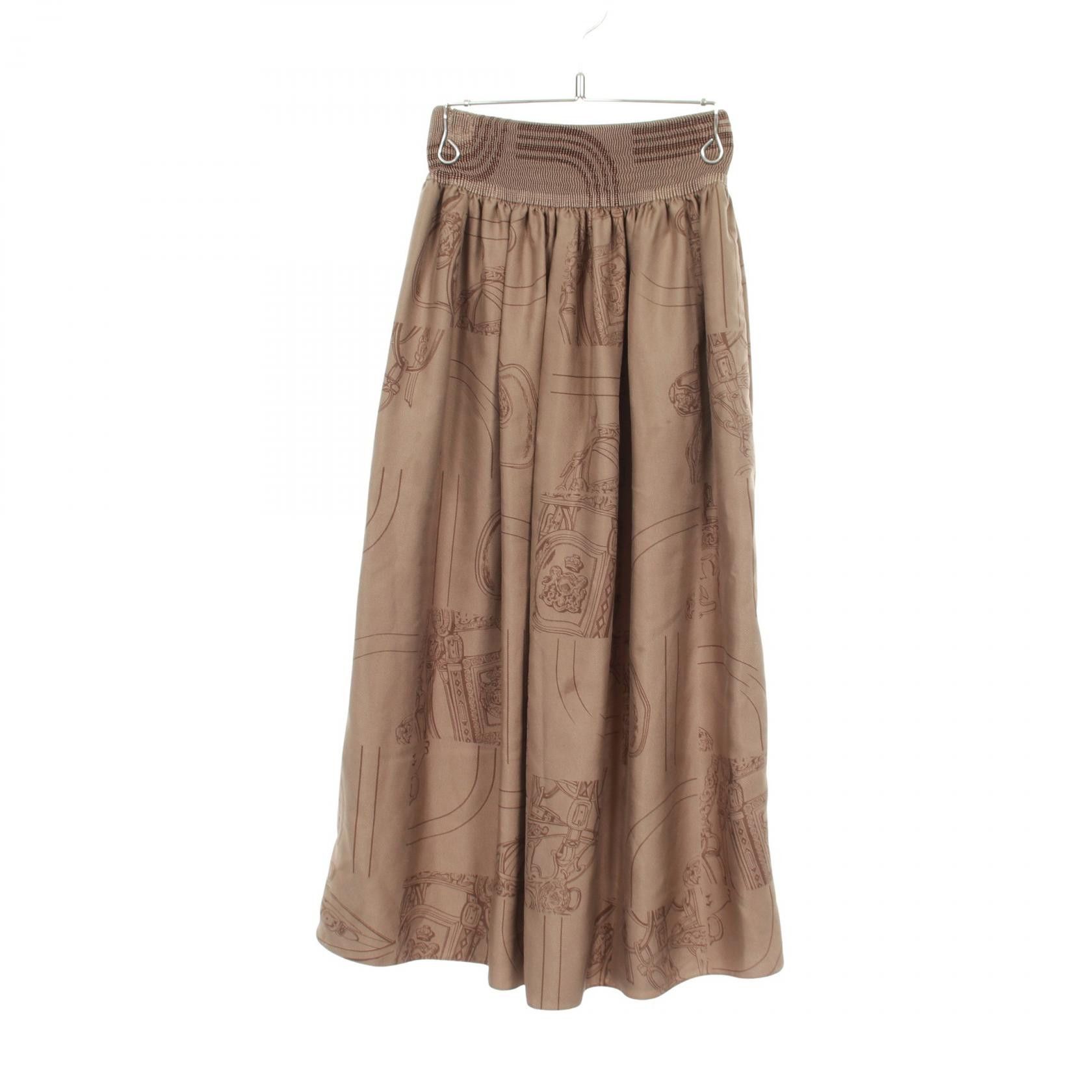 Hermes Hermes Hermes Silk Skirt Textile Skirts DUTY FREE for USA Size ONE SIZE - 1 Thumbnail