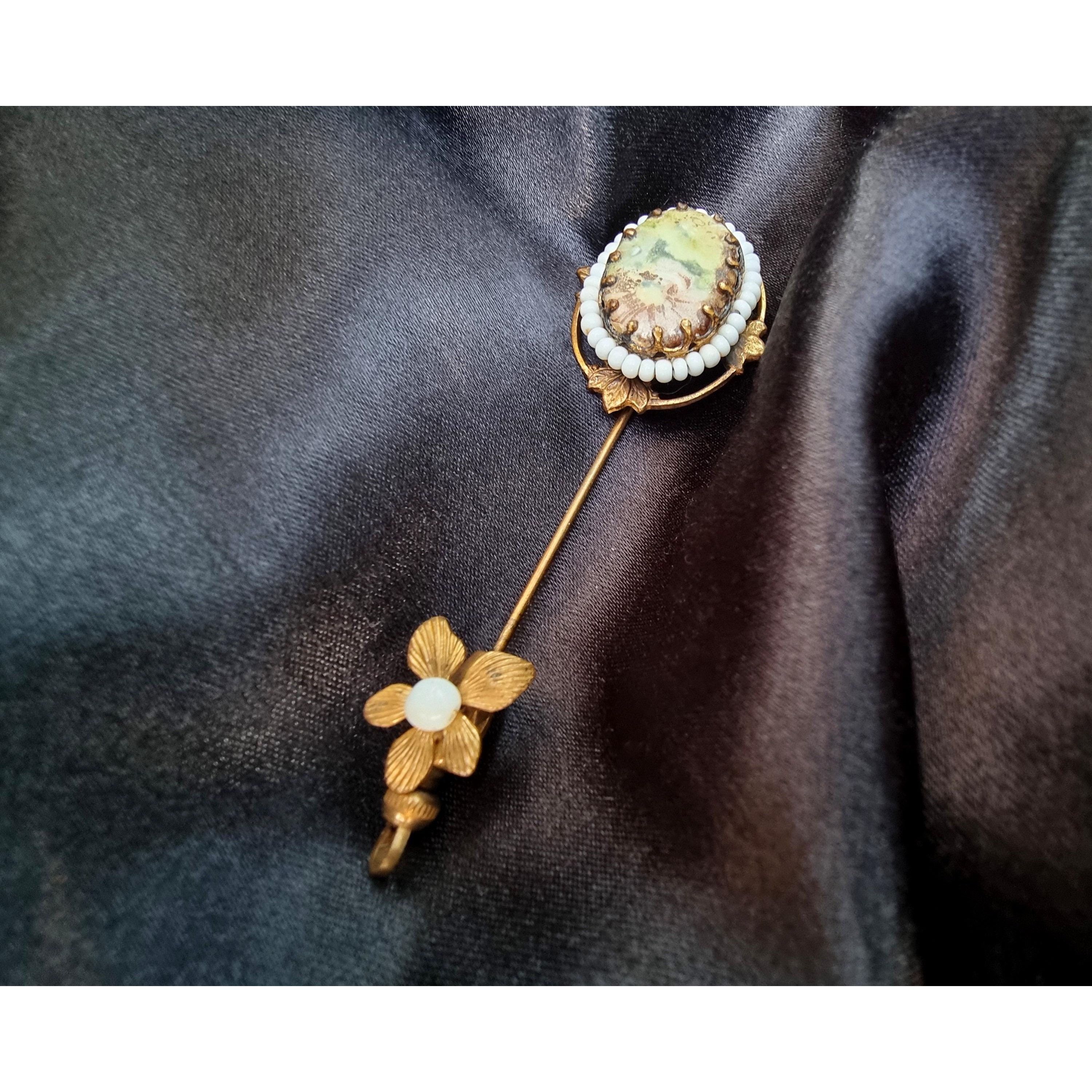 Miriam Haskell Rare Find Vintage 1930s MIRIAM HASKELL Unsigned Baroque Styl Size ONE SIZE - 2 Thumbnail
