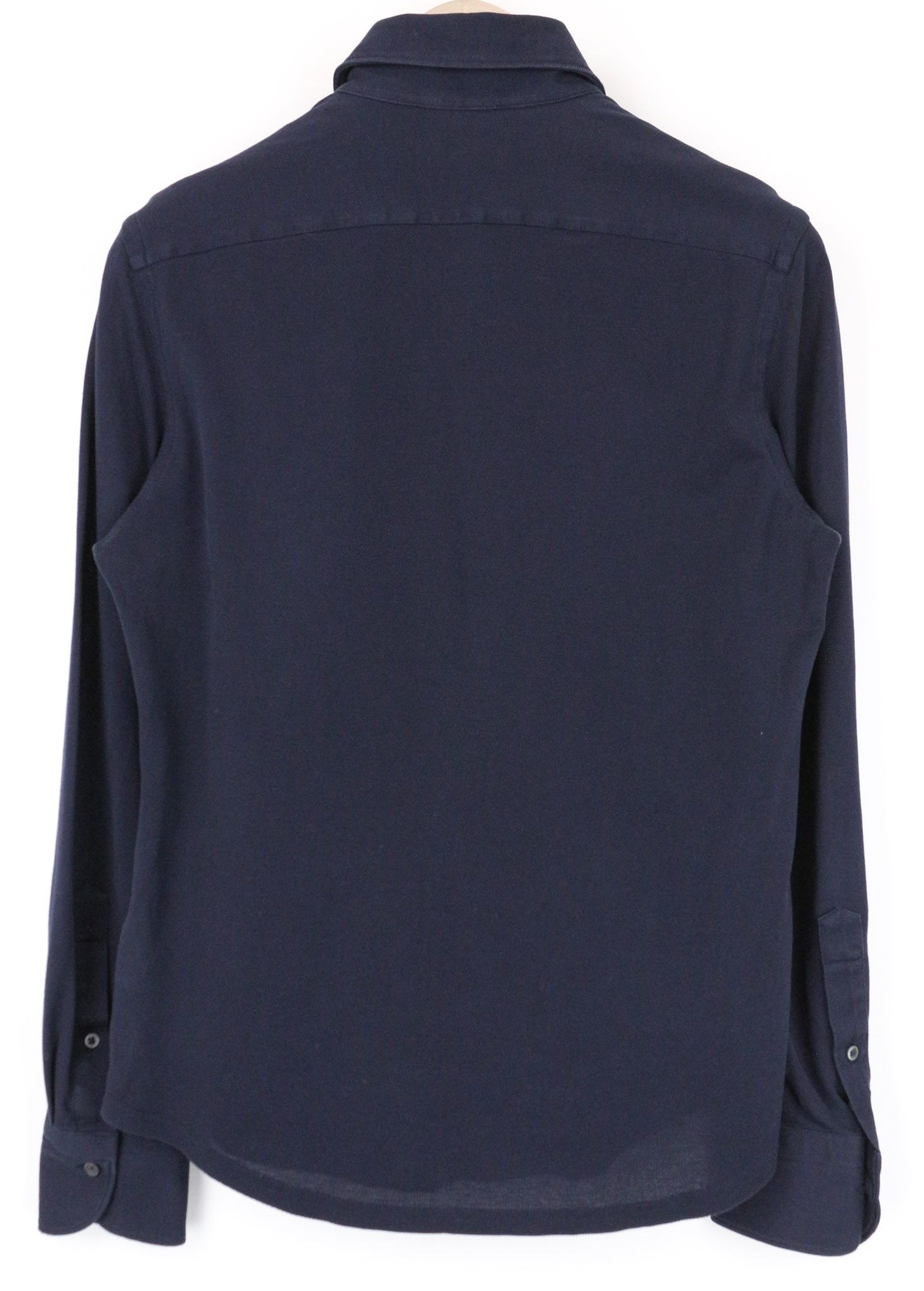 Suitsupply 37/38 14½/15 Navy Blue Cotton Polo Shirt 74018 Size US S / EU 44-46 / 1 - 2 Thumbnail