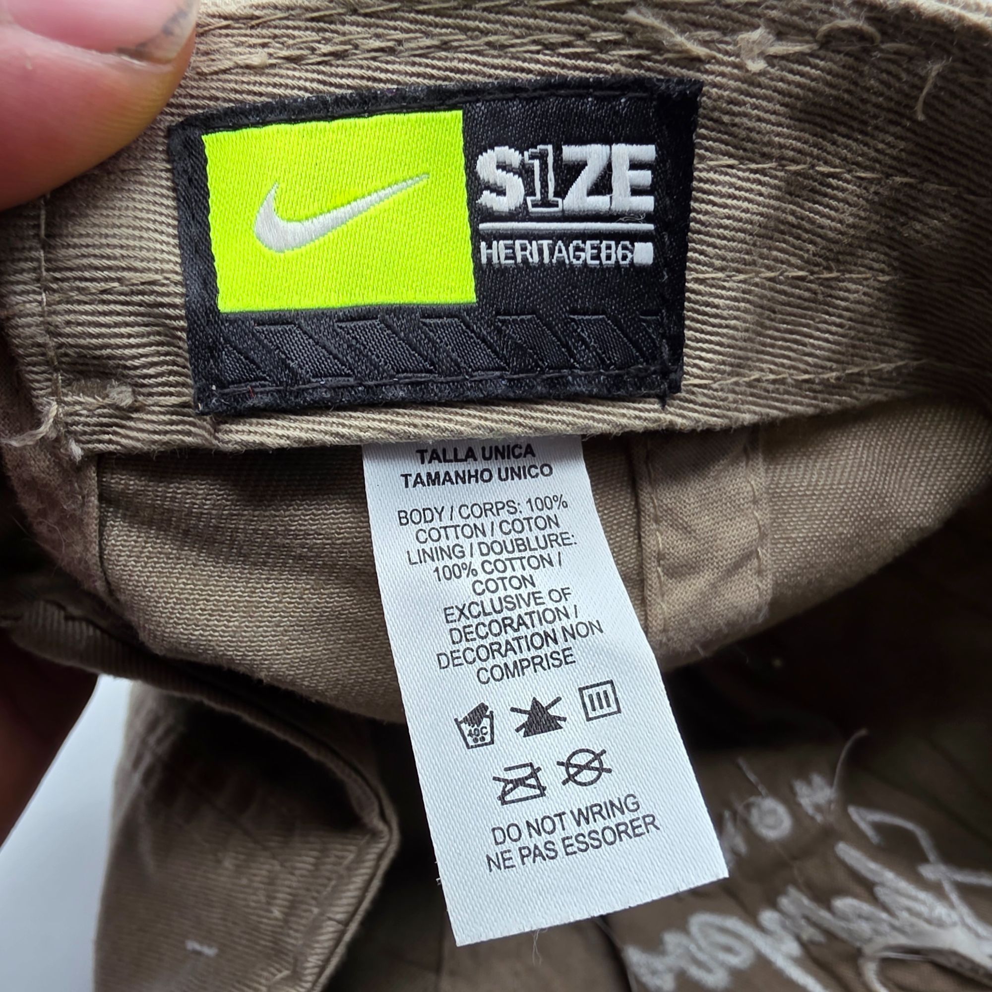 Nike Nike Monat Shampoo Dealer Adults Tan Hat Cap Casual Outdoors Size ONE SIZE - 6 Thumbnail