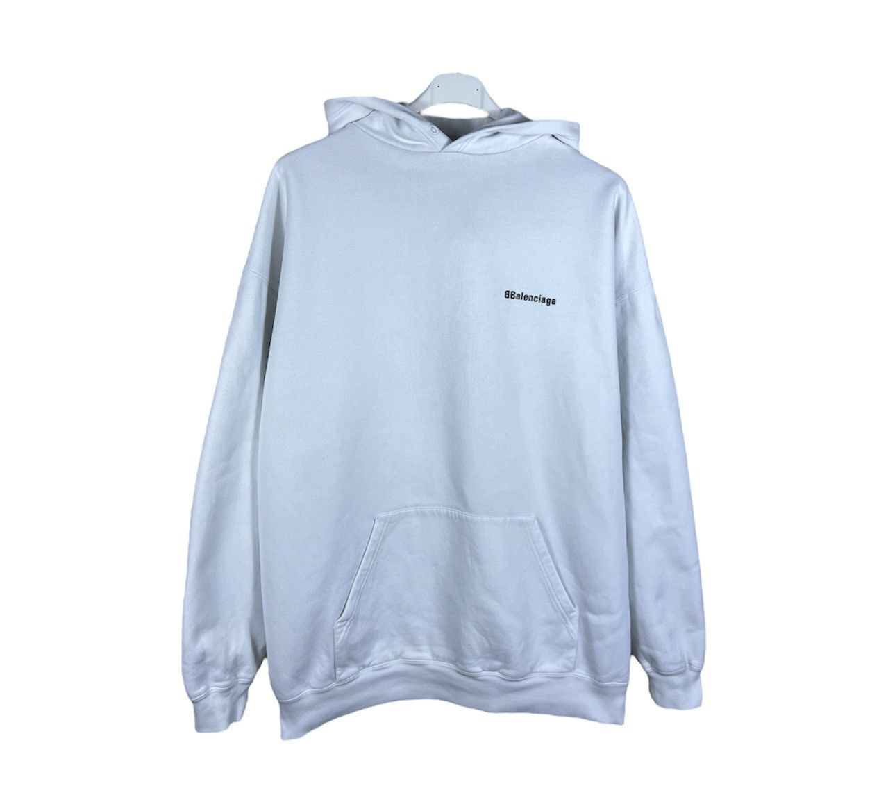 Balenciaga Balenciaga BB chest small logo mirror oversized hoodie basic Size US S / EU 44-46 / 1 - 1 Thumbnail