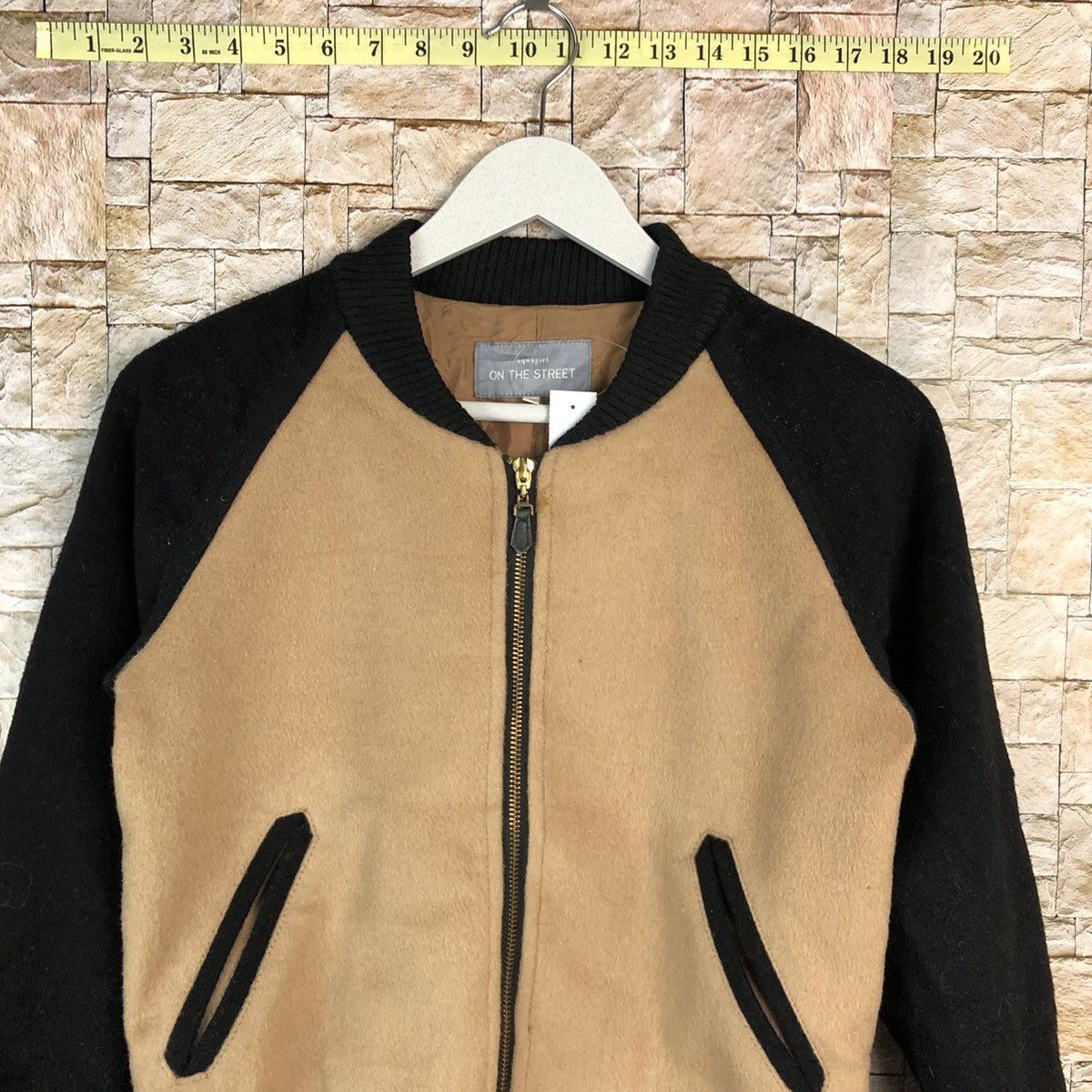 Japanese Brand Aquagirl On The Street Brown Bombers Jacket #A1112 Size XS / US 0-2 / IT 36-38 - 5 Thumbnail