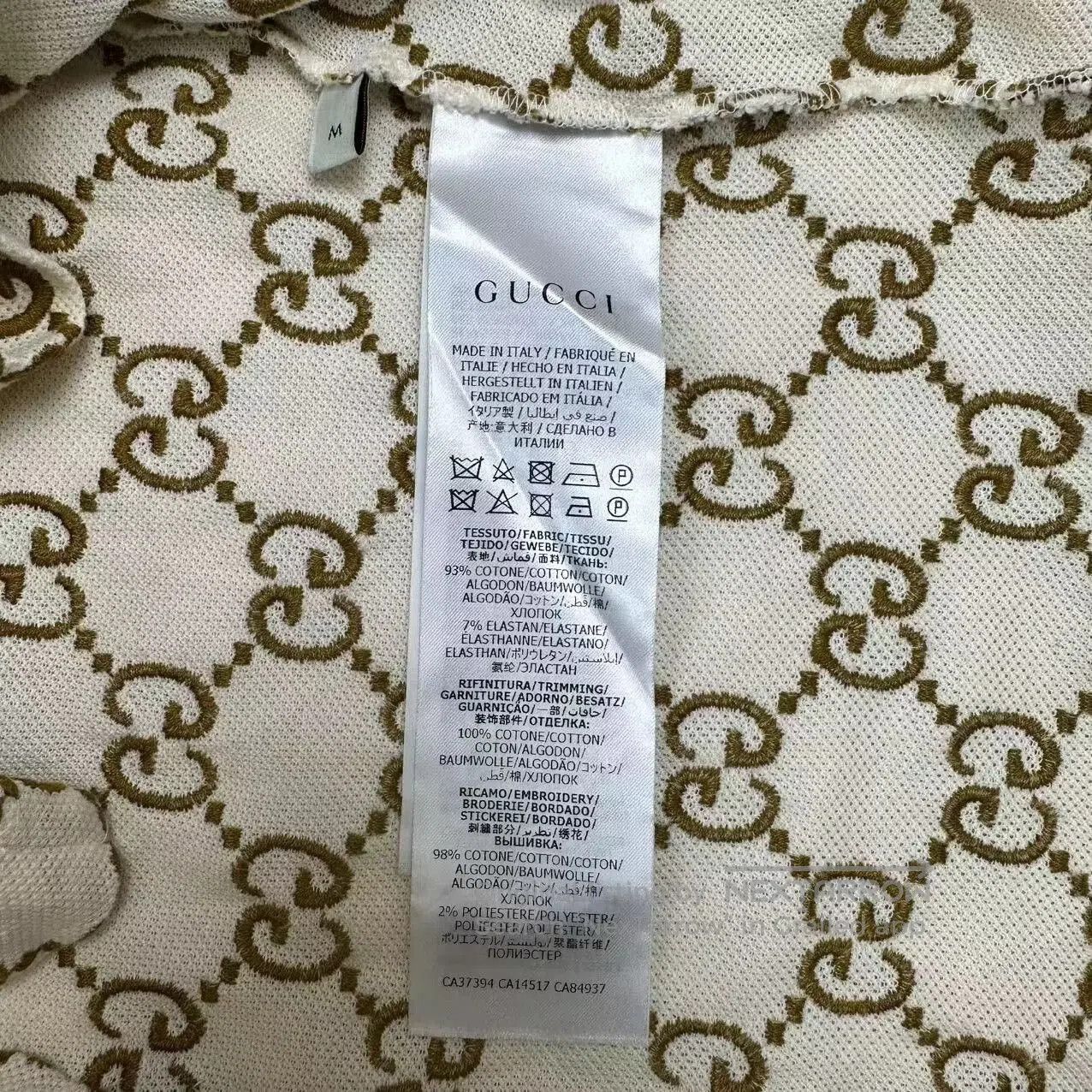 Gucci gucci logo print short sleeve polo shirt. Size US M / EU 48-50 / 2 - 4 Thumbnail