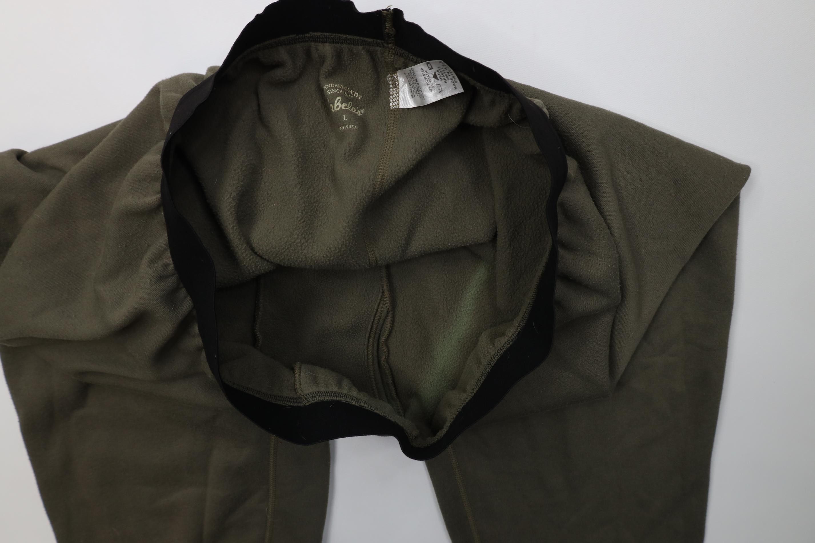 Cabelas Vintage 90s Y2K Cabelas Fleece Lined Joggers Pants Green USA Size US 36 / EU 52 - 7 Thumbnail