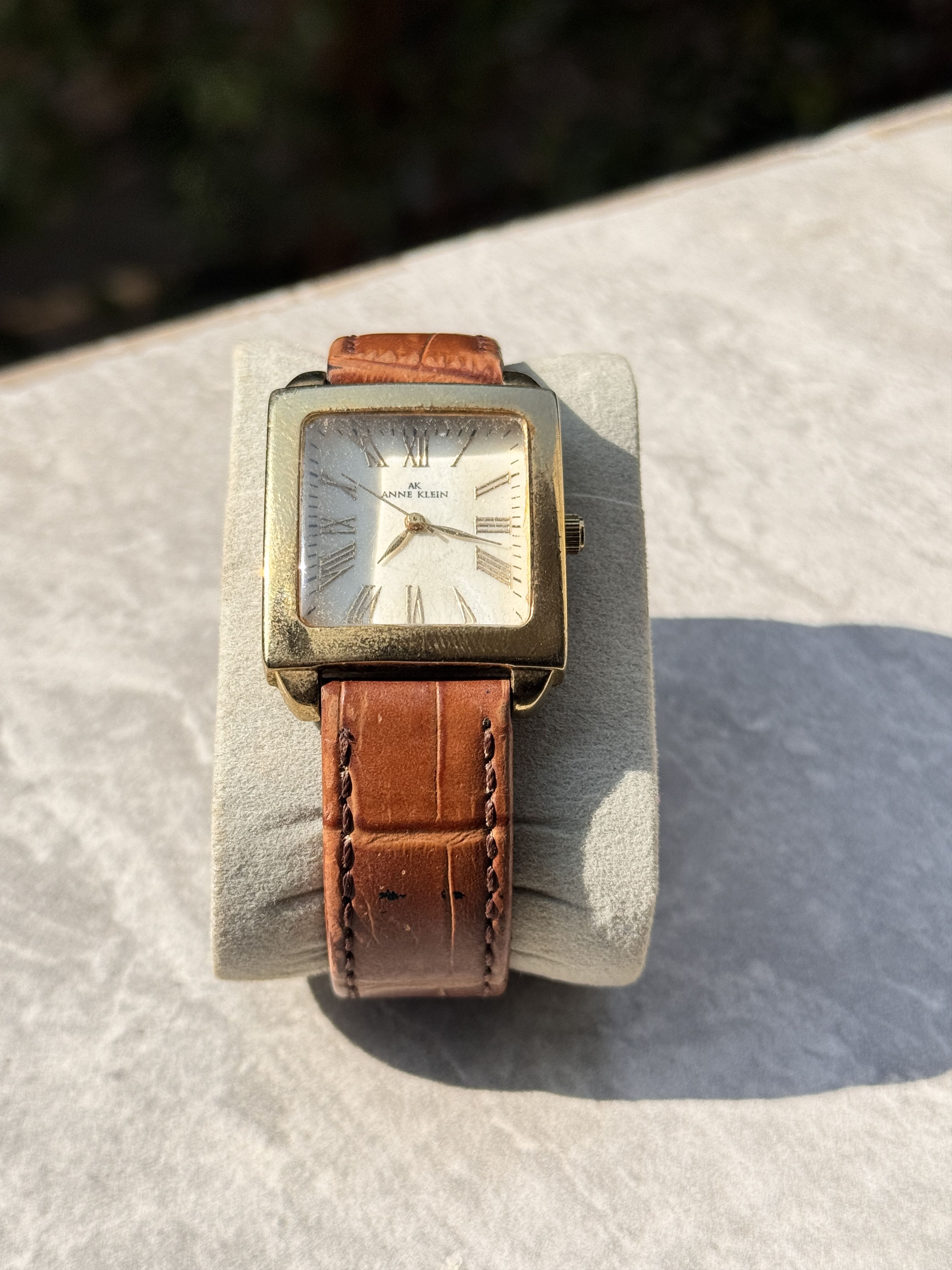 Anne Klein Anne Klein gold tone vintage square watching Size ONE SIZE - 4 Thumbnail