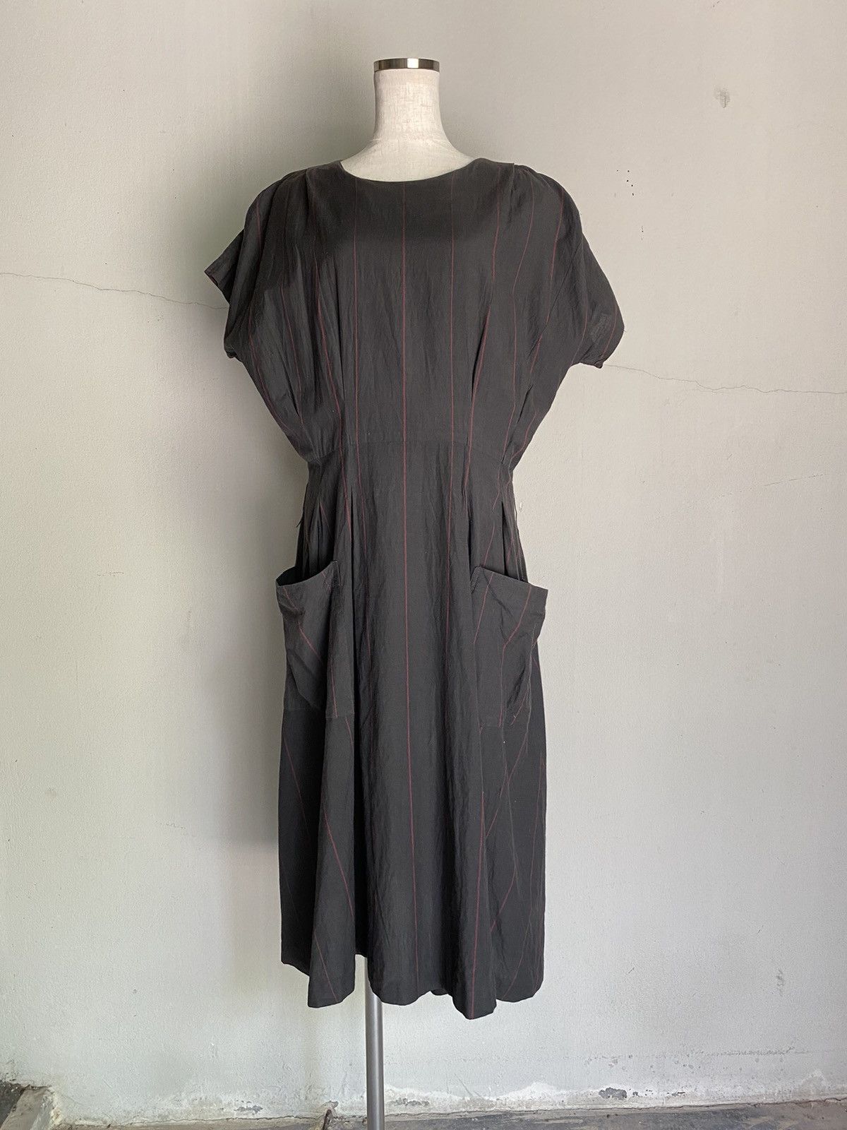 Y's × Yohji Yamamoto Y's Yohji Yamamoto Vintage Black Pocket Dress Size M / US 6-8 / IT 42-44 - 10 Thumbnail
