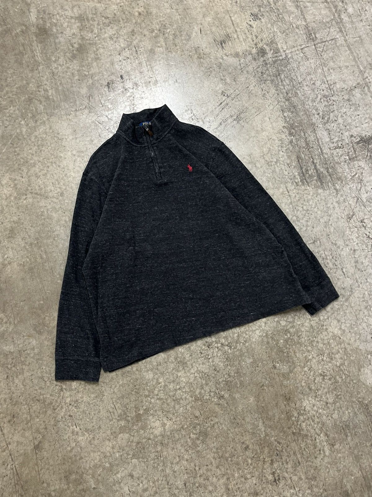 Polo Ralph Lauren × Vintage Polo Ralph Lauren vintage 1/4 zip sweatshirt preppy hype Size US XL / EU 56 / 4 - 3 Thumbnail