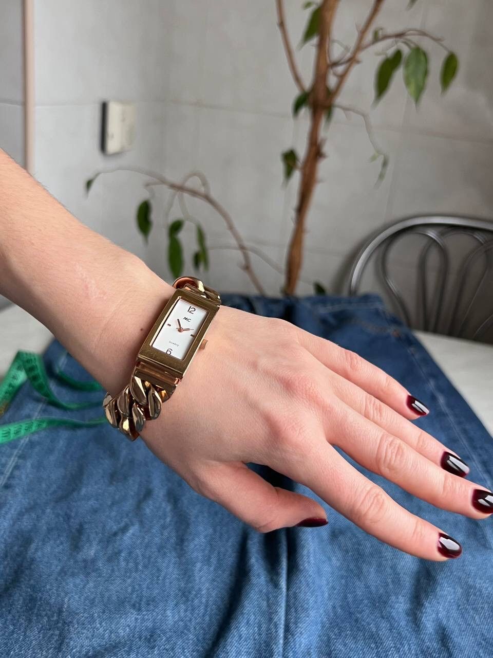 Japanese Brand × Vintage Vintage Japanese style Chain Metal futuristic Watch Bracelet Size ONE SIZE - 6 Thumbnail