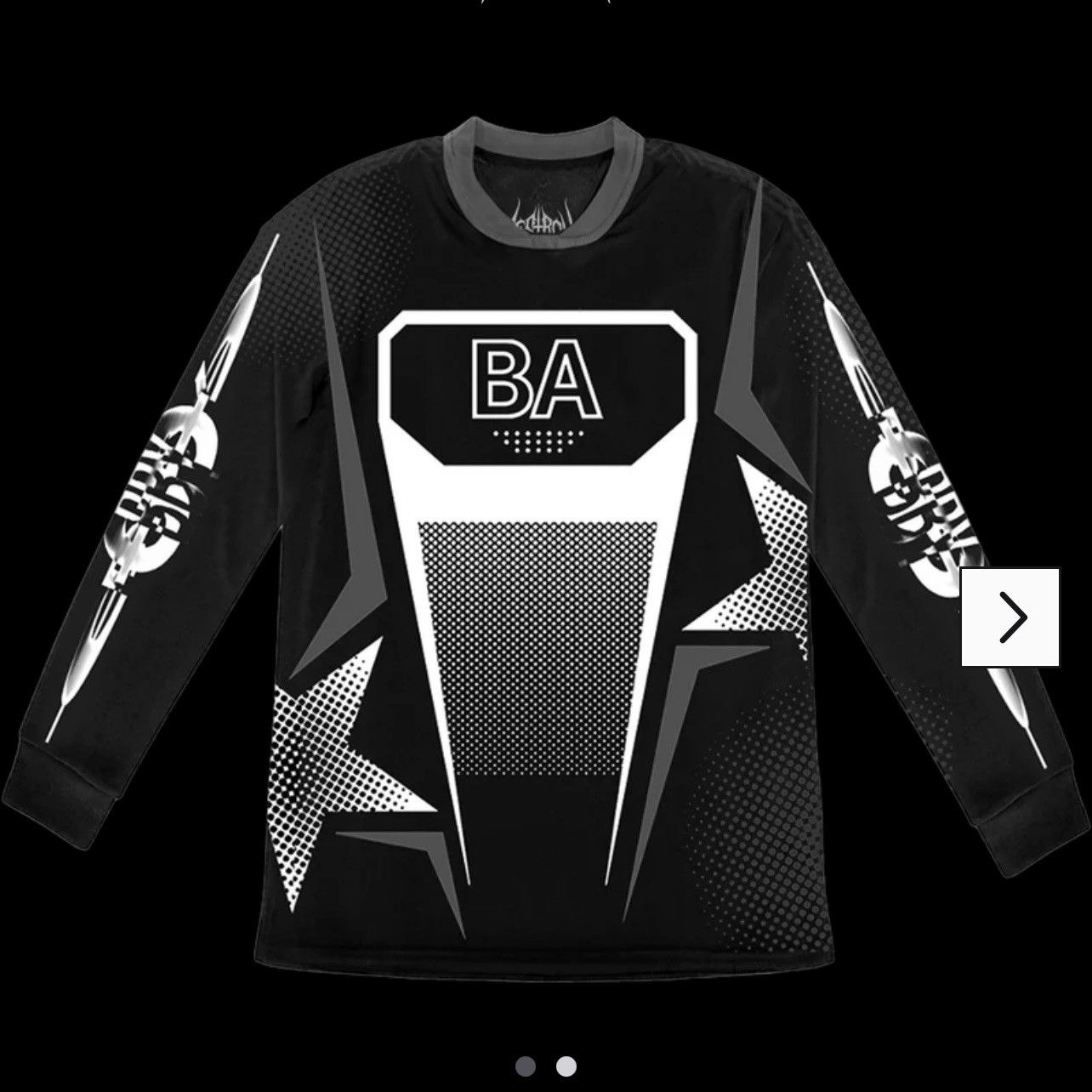 トップス destroy lonely BBY$ Motocross Jersey BBY$ Black Motocross Jersey - Destroy Lonely | Roblox Item