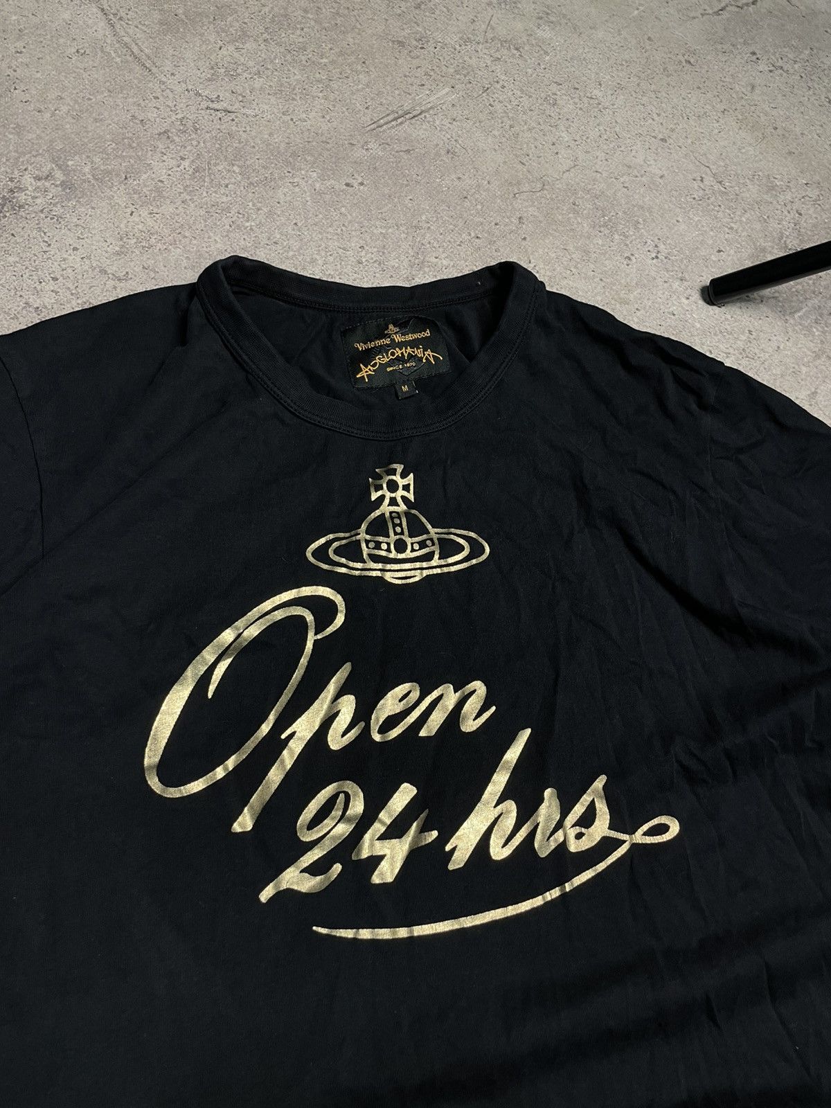 Vivienne Westwood Vivienne Westwood Open 24hrs T-shirt Big Print Logo Size US M / EU 48-50 / 2 - 5 Thumbnail