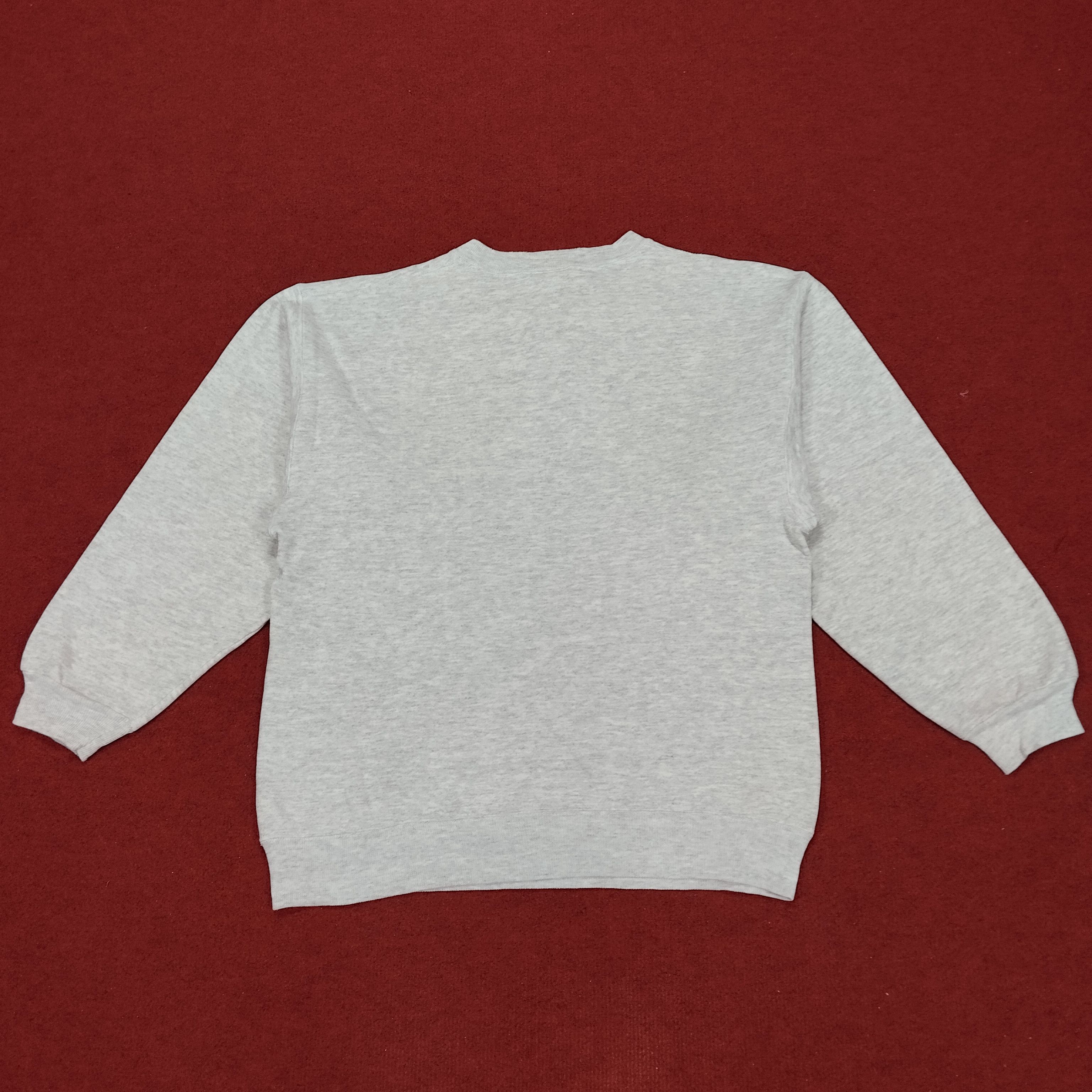 Hanes × Vintage Hanes Classic Center Box Logo Design Vintage Sweatshirt Size US M / EU 48-50 / 2 - 3 Thumbnail