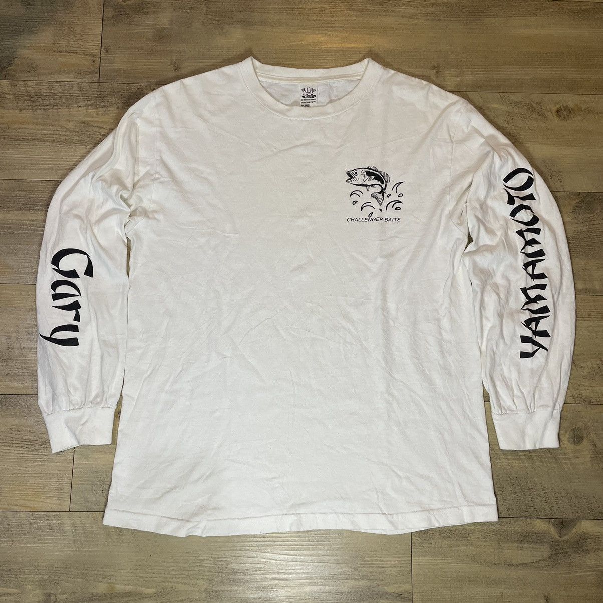 GARY YAMAMOTO challenger L/S WARM UP TEE CHALLENGER x Gary