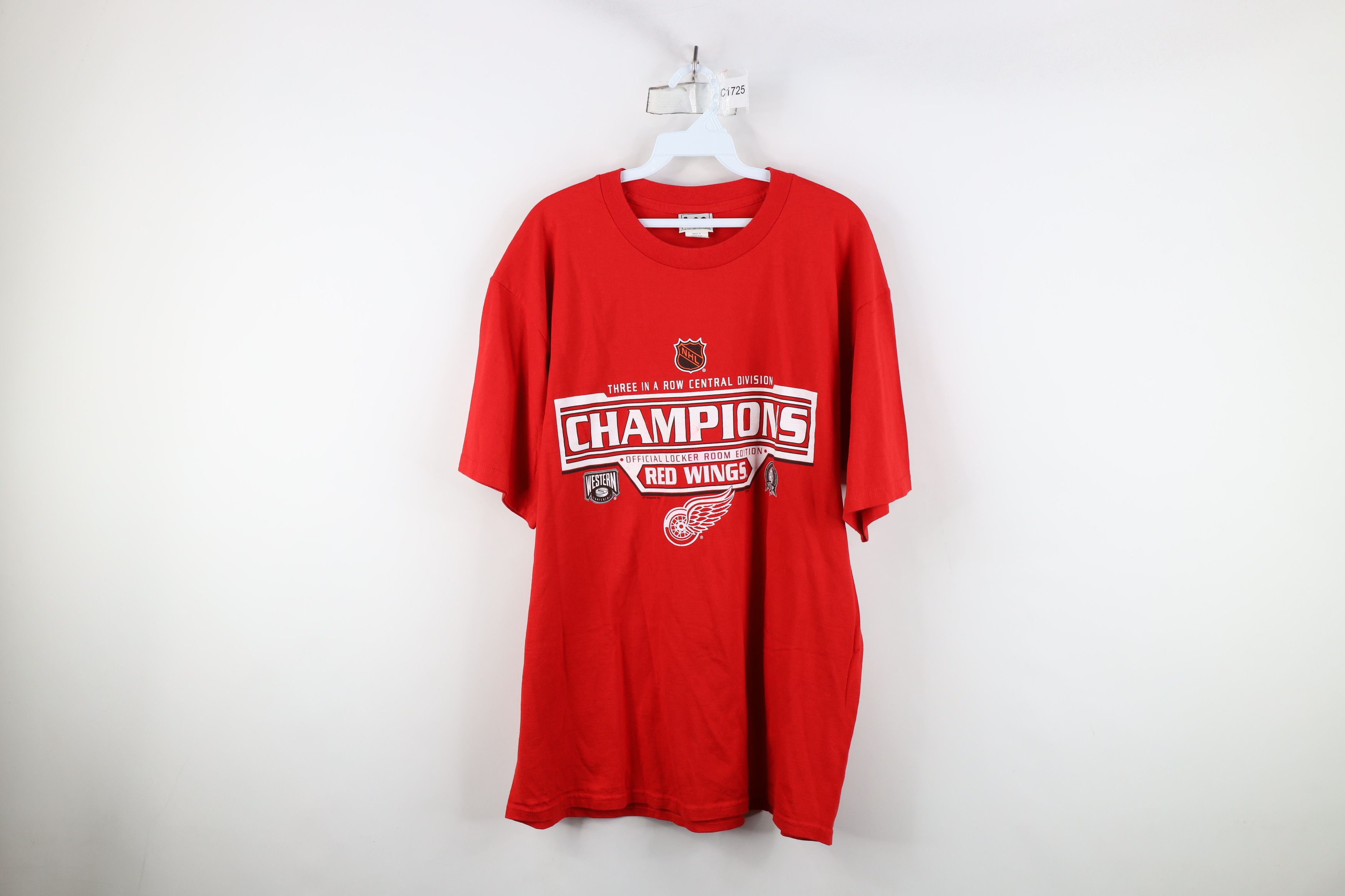 Vintage Vintage Y2K 2003 Edition Detroit Red Wings Hockey T-Shirt Size US L / EU 52-54 / 3 - 1 Thumbnail