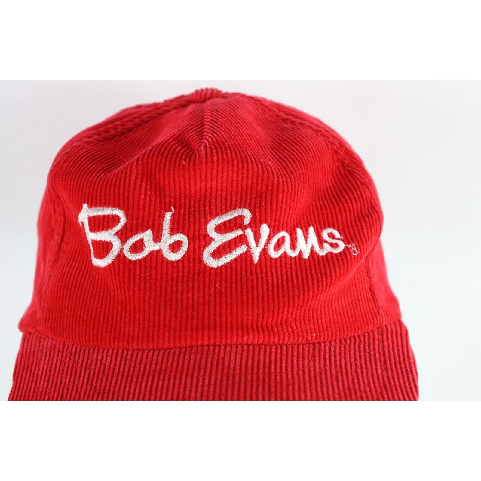 Vintage Vintage 90s Streetwear Faded Bob Evans Corduroy Hat Size ONE SIZE - 2 Thumbnail