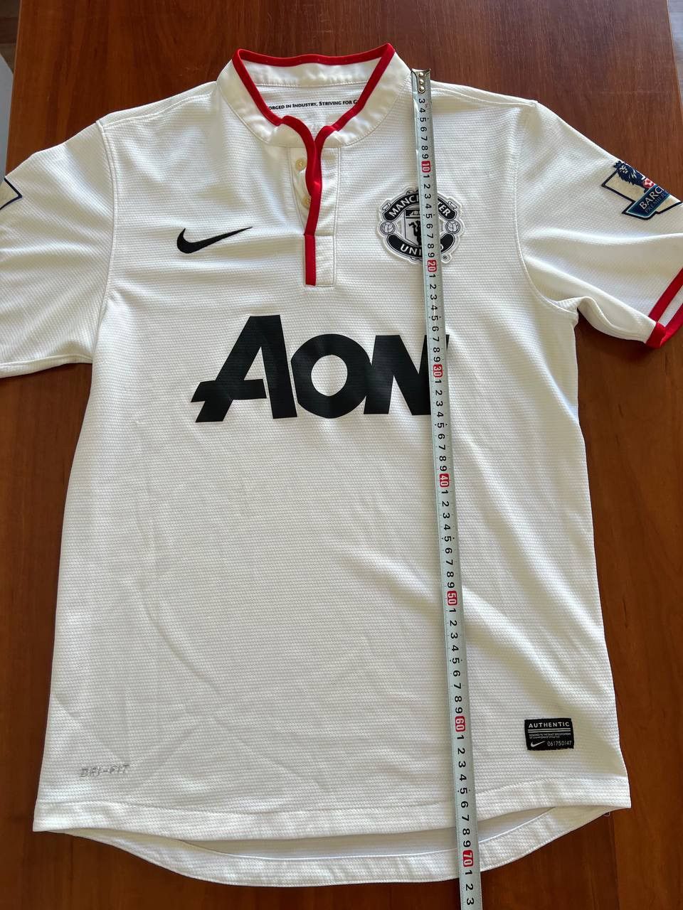 Nike 2012/14 MANCHESTER UNITED AWAY SOCCER JERSEY FOOTBALL SHIRT Size US S / EU 44-46 / 1 - 18 Thumbnail