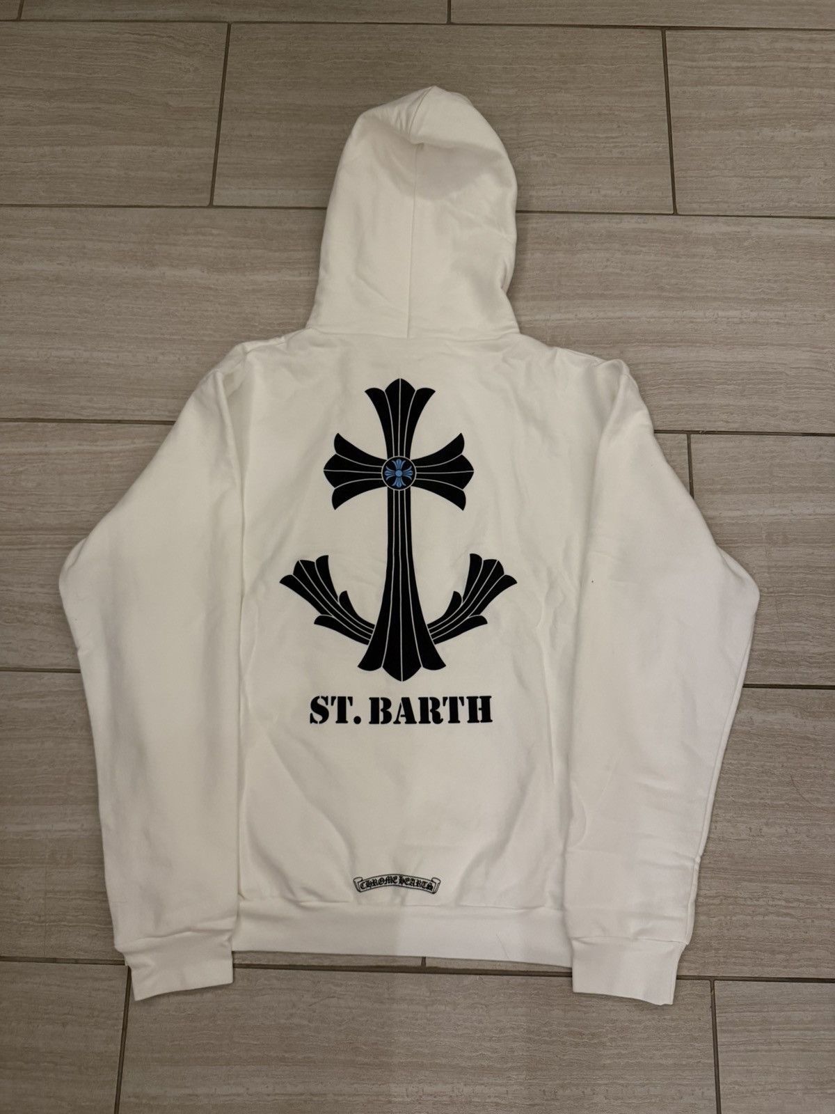 Chrome Hearts Chrome Hearts White St Barths Anker Hoodie Large Size US L / EU 52-54 / 3 - 1 Thumbnail