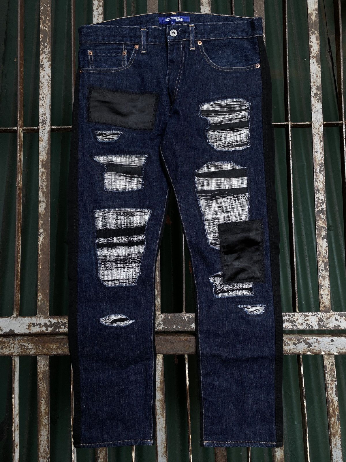 Junya Watanabe Crash Distressed Patchwork FW15 - CDG man Junya Watanabe Size US 34 / EU 50 - 1 Thumbnail