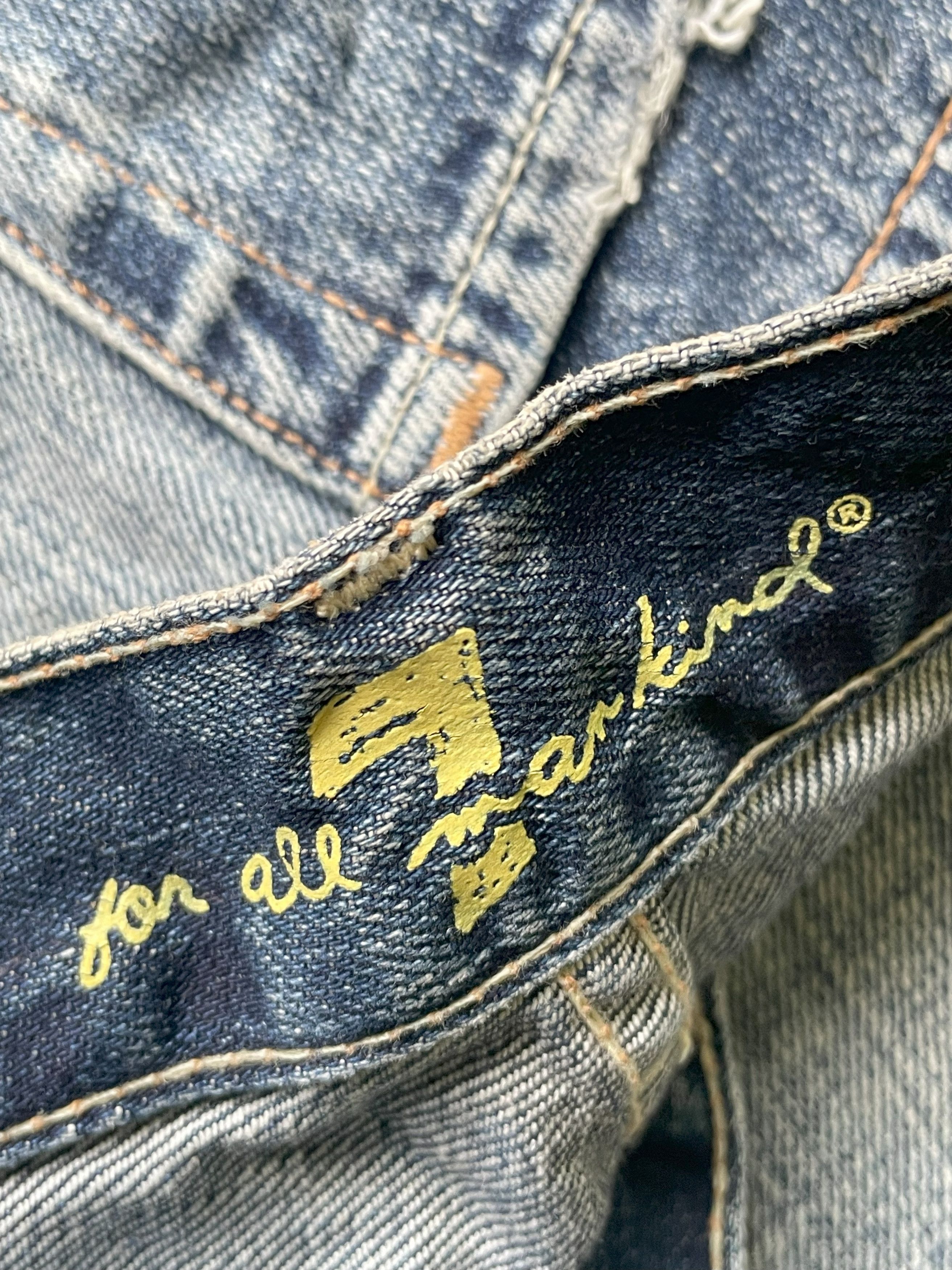 7 For All Mankind Flare 7 For All Mankind Distresed Denim Size 29" - 13 Thumbnail