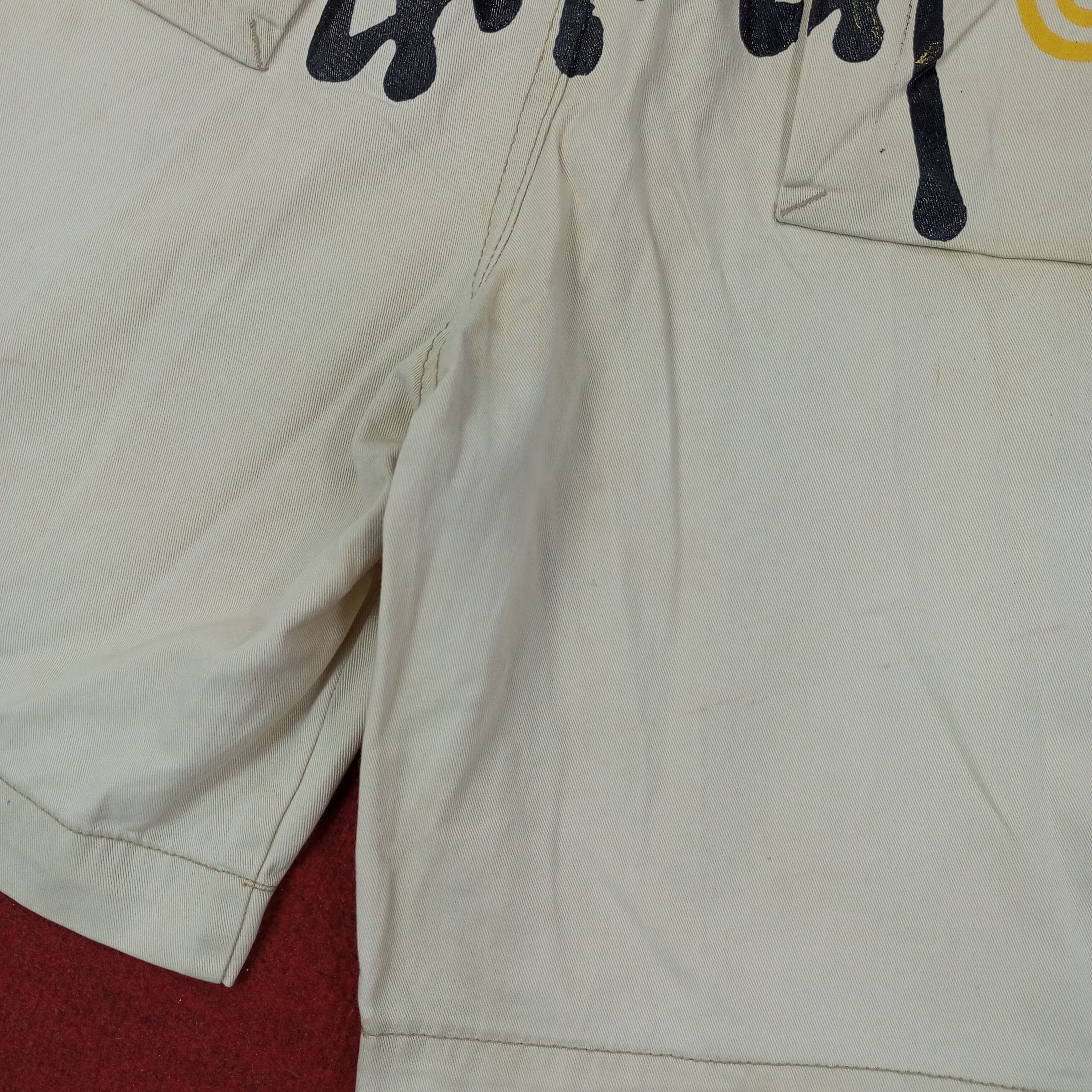 Vintage Stussy Streetwear Style Custom Art Short Pants c244n7 Size US 34 / EU 50 - 3 Thumbnail