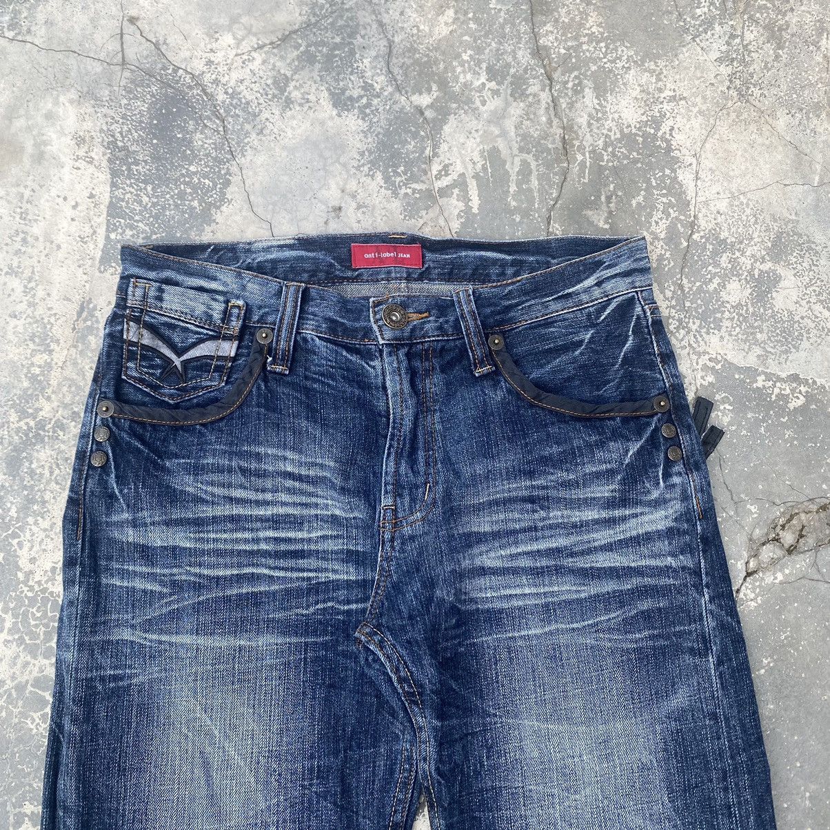 If Six Was Nine ANTI LABEL JEAN Black Wing Size US 31 - 4 Thumbnail