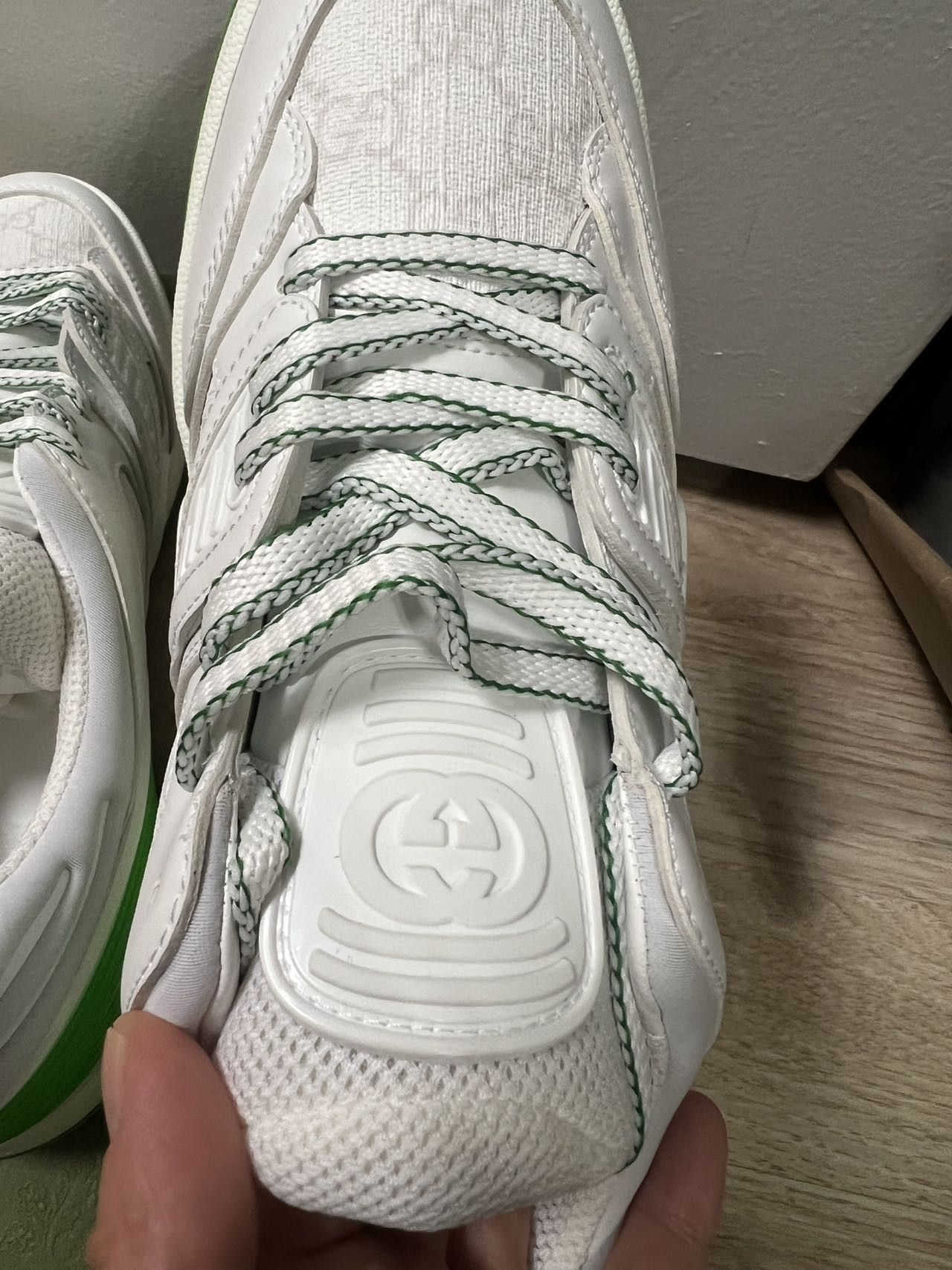 Gucci Gucci Demetra GG Low White (Women's) Size US 10 / IT 40 - 9 Thumbnail