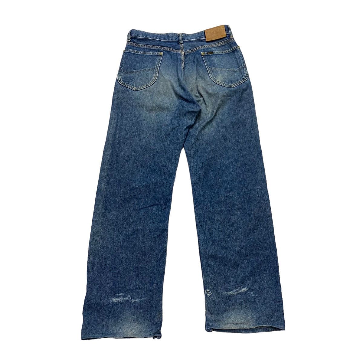 Lee VINTAGE 80s LEE RIDERS SELVEDGE DISTRESSED DENIM Size US 31 - 2 Thumbnail