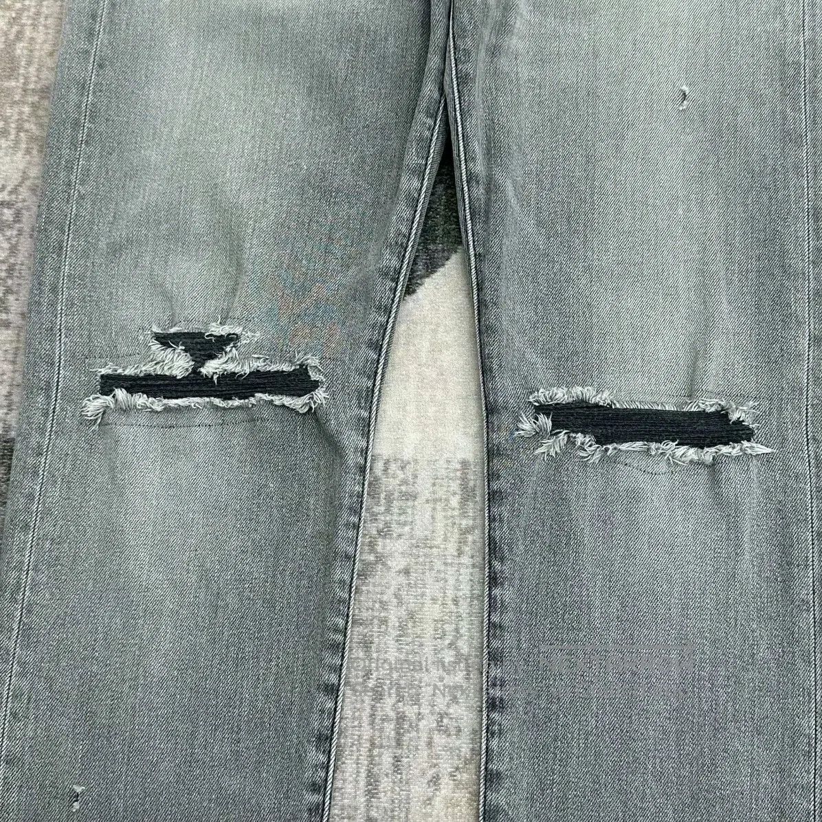 Neighborhood NEIGHBORHOOD 19SS Ripped Washed Jeans. Size US 31 - 5 Thumbnail