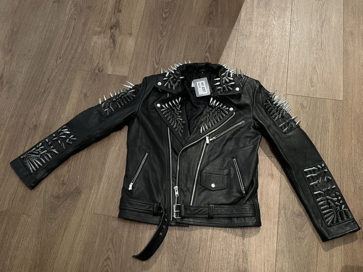 New Rock New Rock Heavy Spiked Jacket — Genuine Leather Size US M / EU 48-50 / 2 - 1 Thumbnail