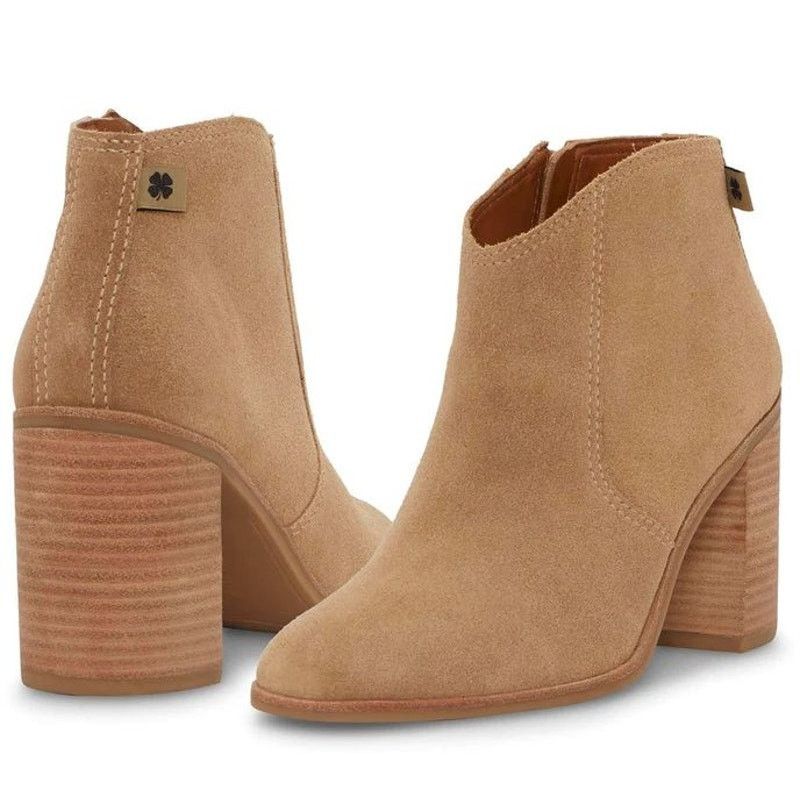 Lucky Brand LUCKY BRAND Women’s Sz 12M Suede Almond Toe Ankle Boots NWT Size US 12 / IT 42 - 1 Thumbnail