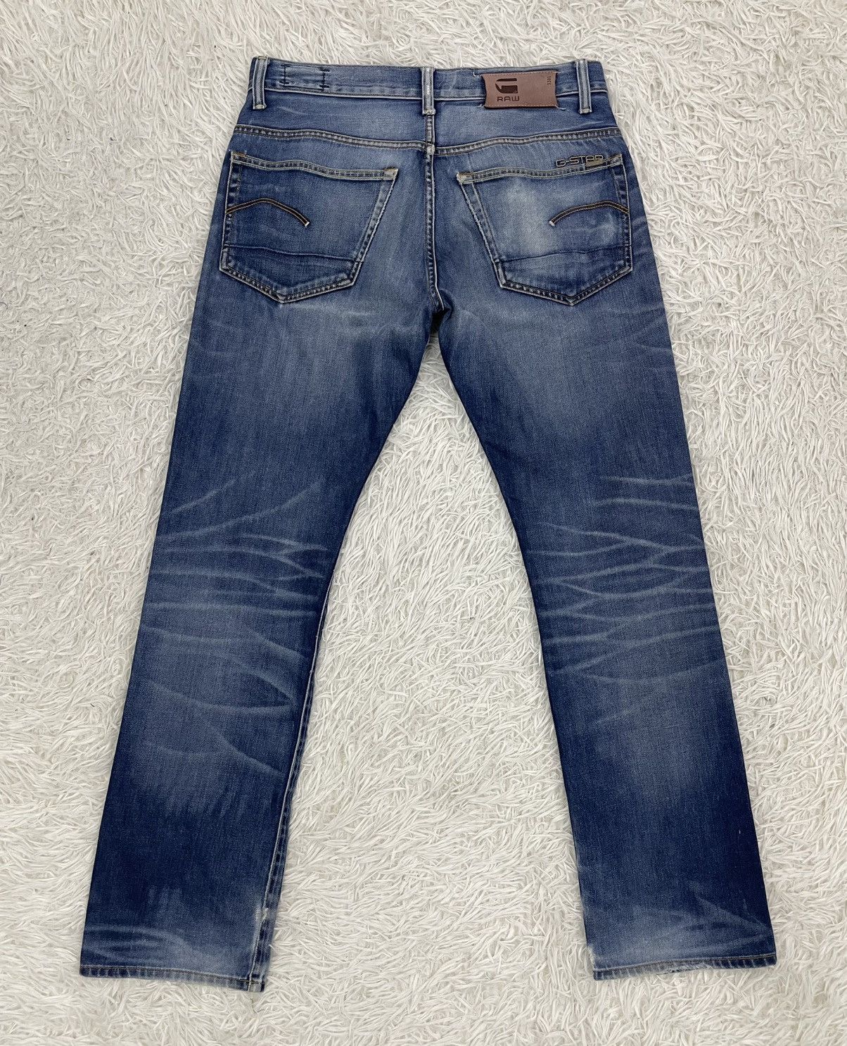 G-Star G Star Raw Denim 3301 Straight Jeans Pant Size US 34 / EU 50 - 2 Thumbnail