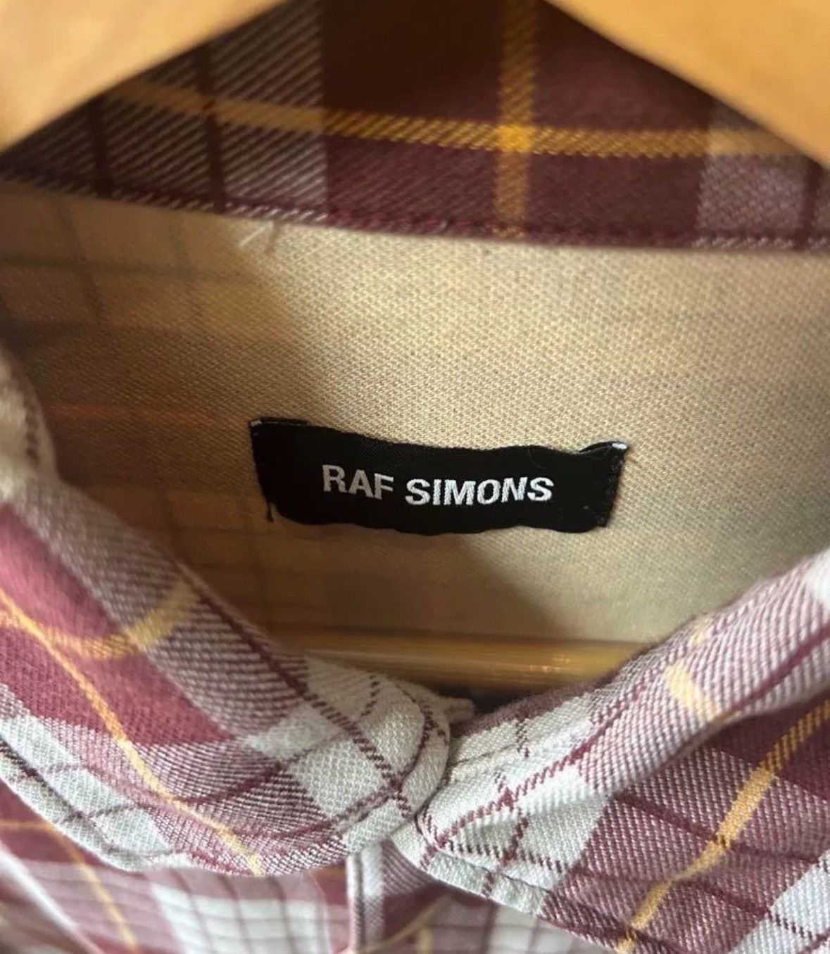 Raf Simons Raf Simons 18ss plaid label shirt 2412-Nextarrow Size US M / EU 48-50 / 2 - 5 Thumbnail