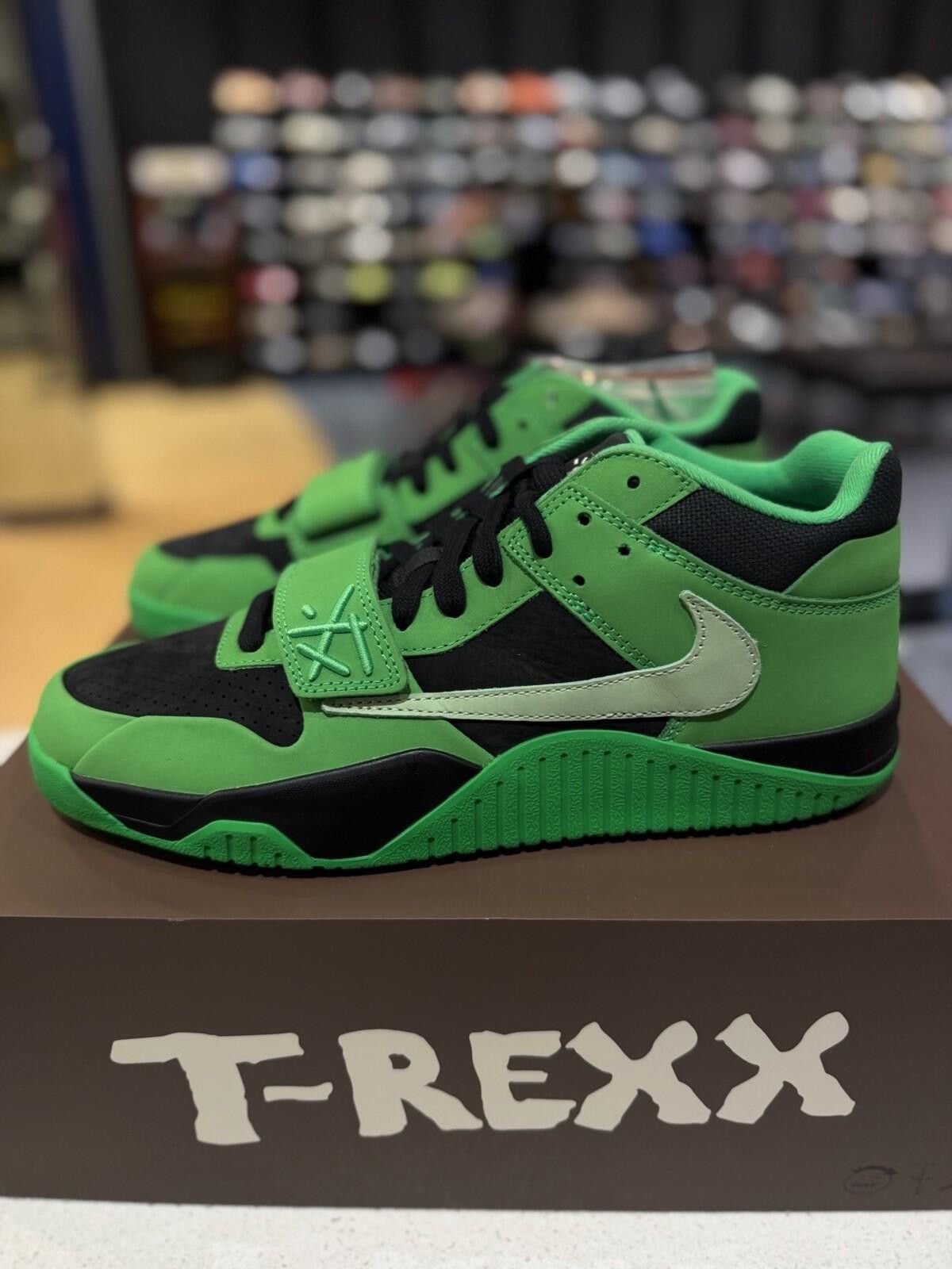 Jordan Brand Nike Jordan CJ1 T-Rexx x Travis Scott Green Spark Size 11 Size US 11 / EU 44 - 9 Thumbnail