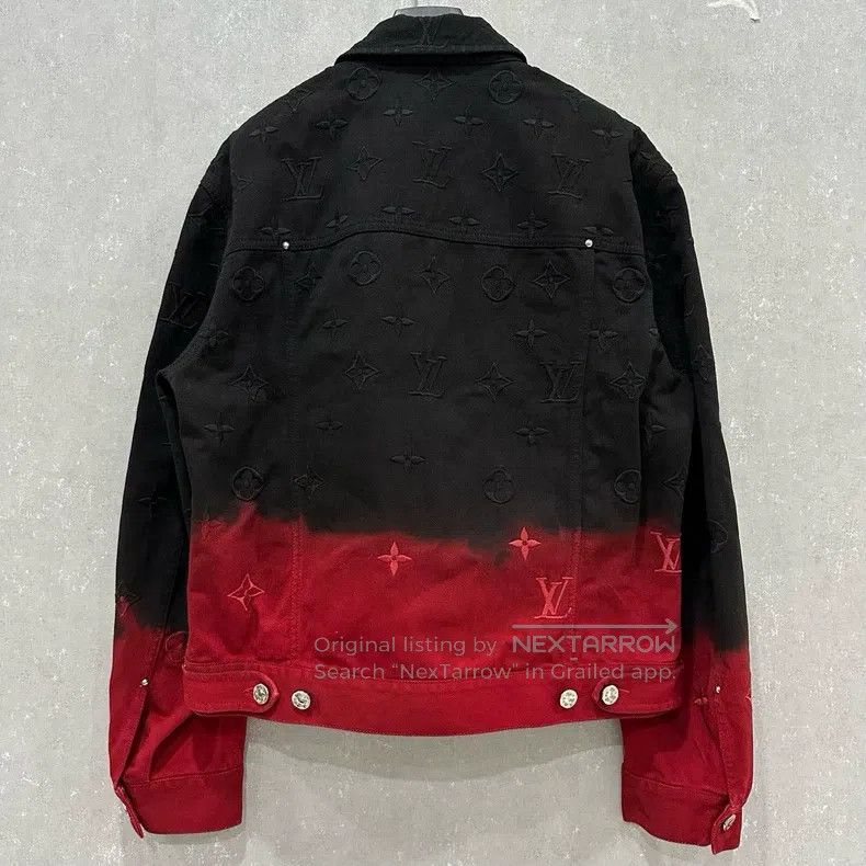 Louis Vuitton Louis Vuitton Gradient denim embroidered jacket Size US M / EU 48-50 / 2 - 2 Thumbnail