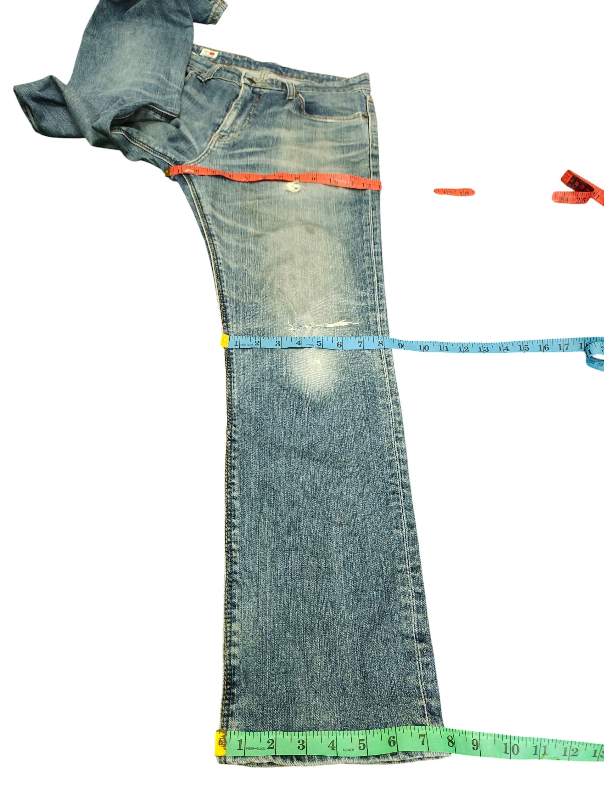 Comme des Garcons × Undercover Vintage Edwin 503 Clawmark Distress Denim Jeans Size US 31 - 17 Thumbnail